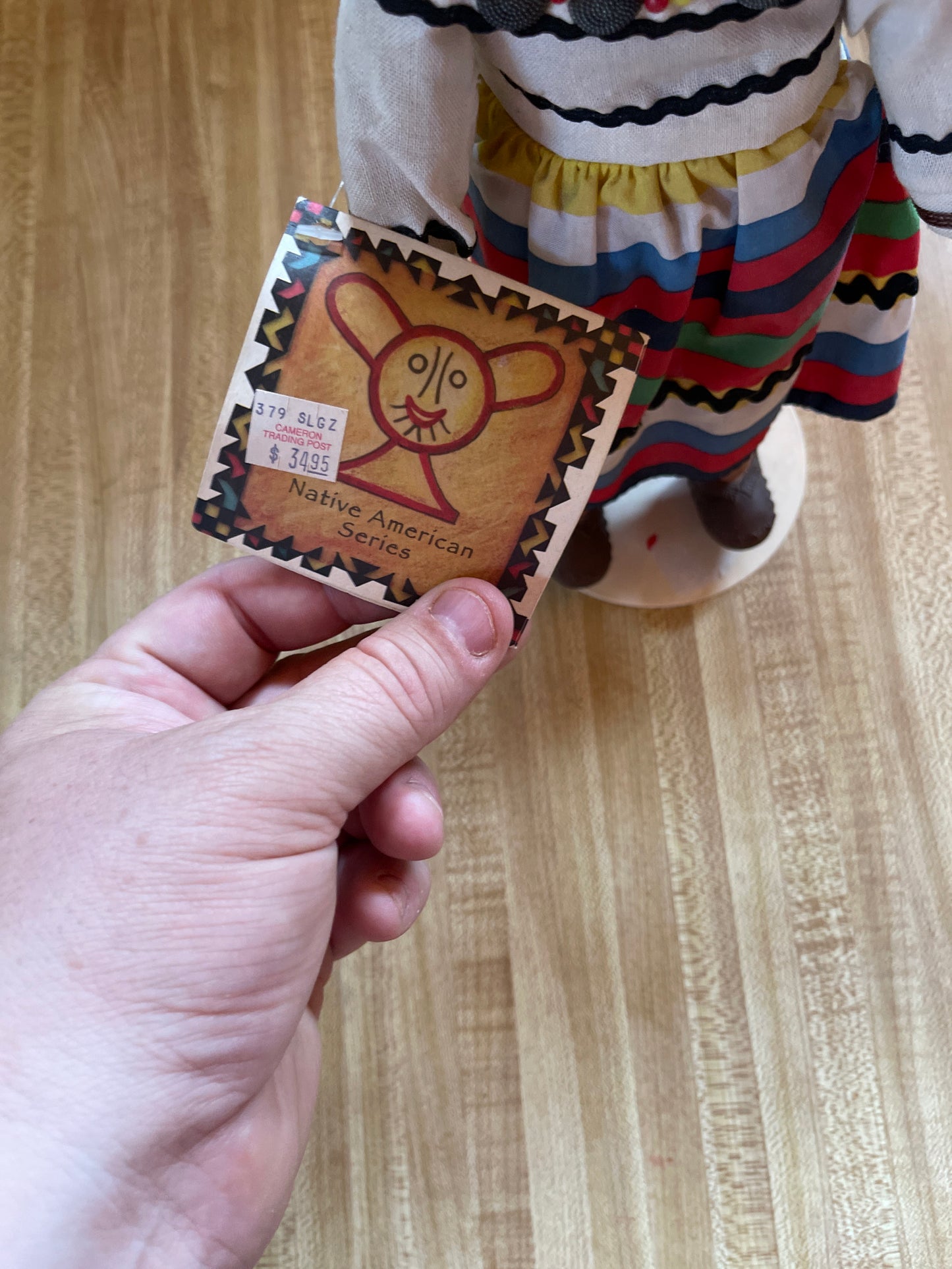 Vintage Native American doll