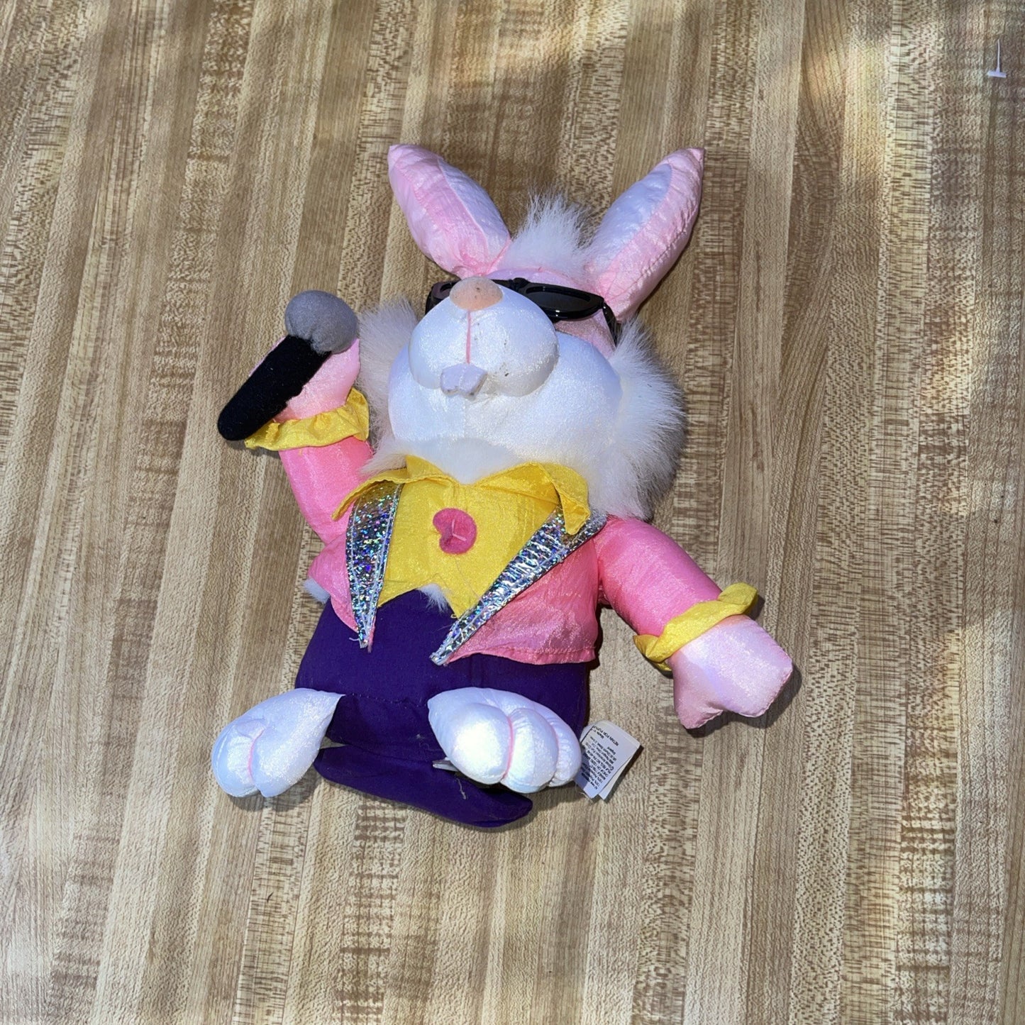 Vintage Rocking Easter Bunny Plush