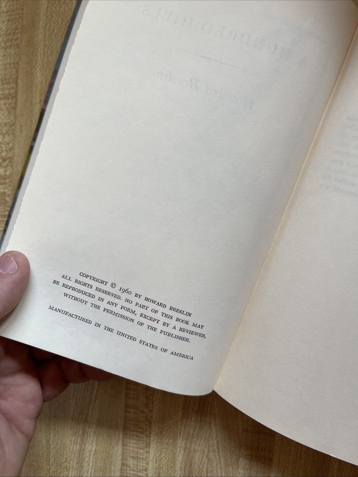 A Hundred Hills Hardcover