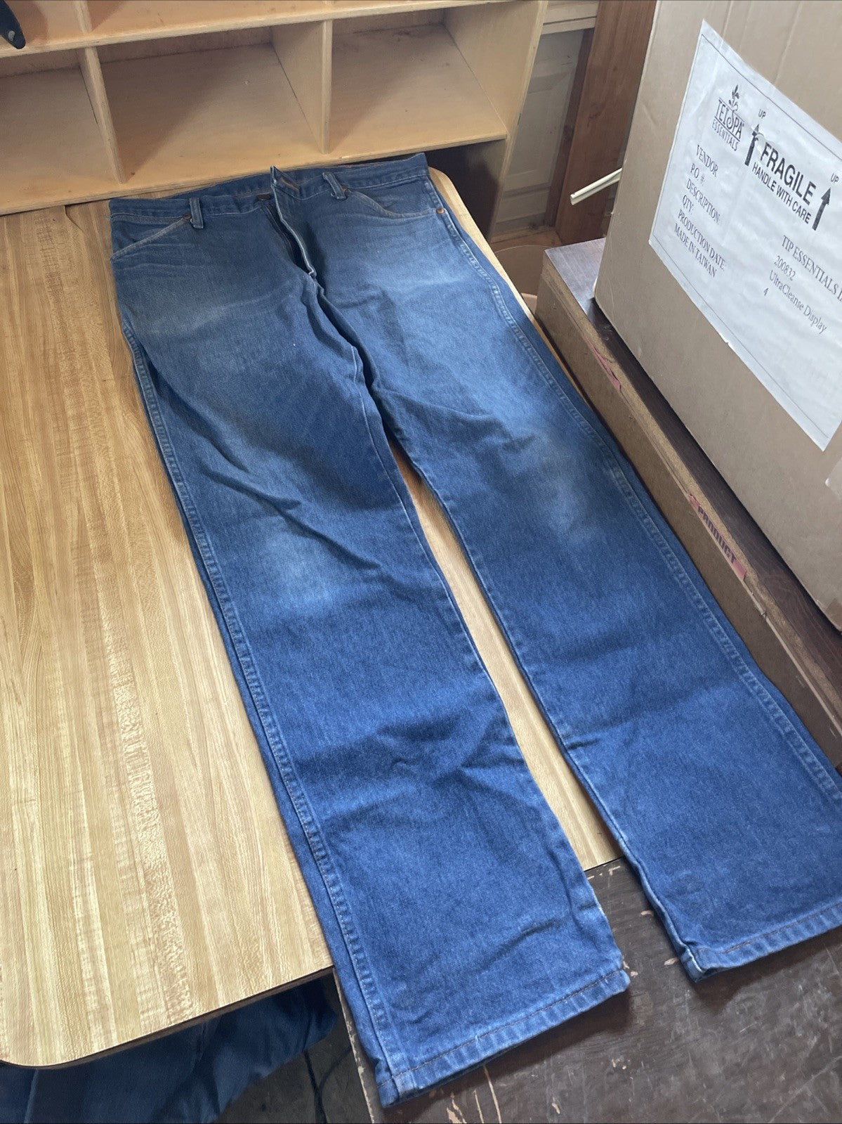 wrangler 13mwz jeans 36x34