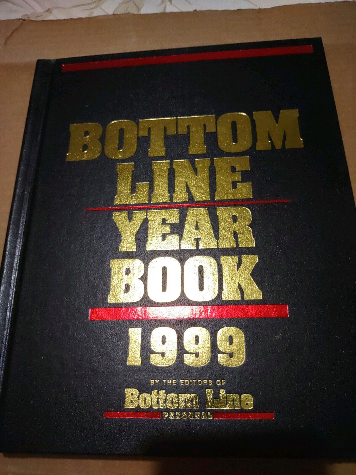 Bottom Line Year Book 1999 by Bottom Line Staff (1998, Hardcover)