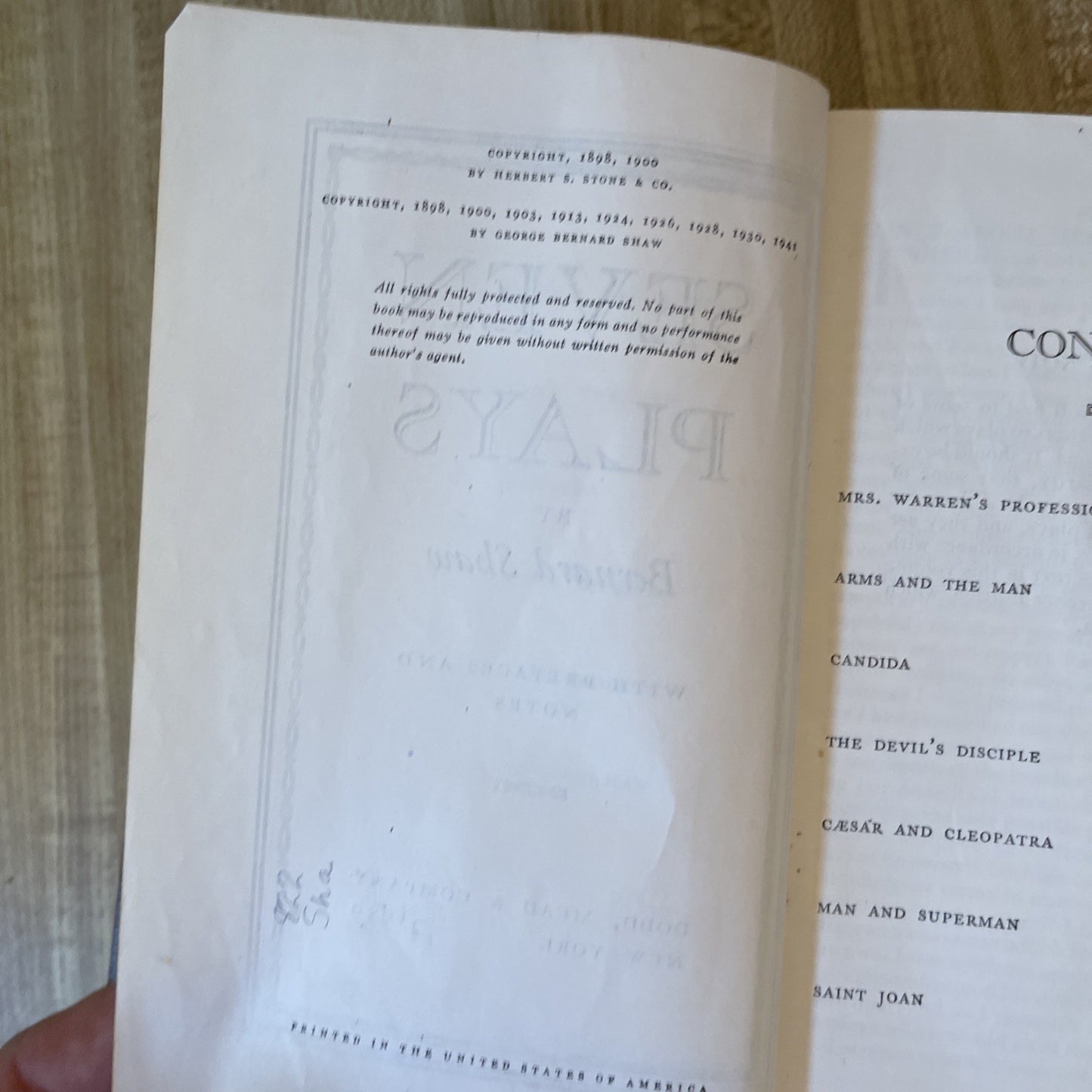 Seven Plays Hardcover