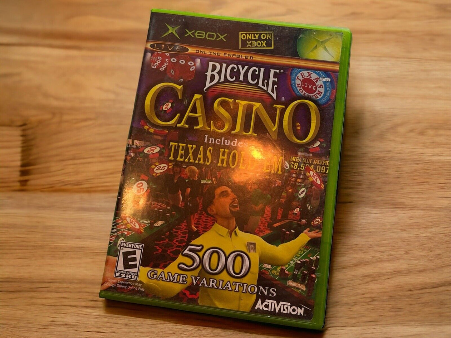 Bicycle Casino with Texas Hold'em (Microsoft Xbox, 2004) CIB