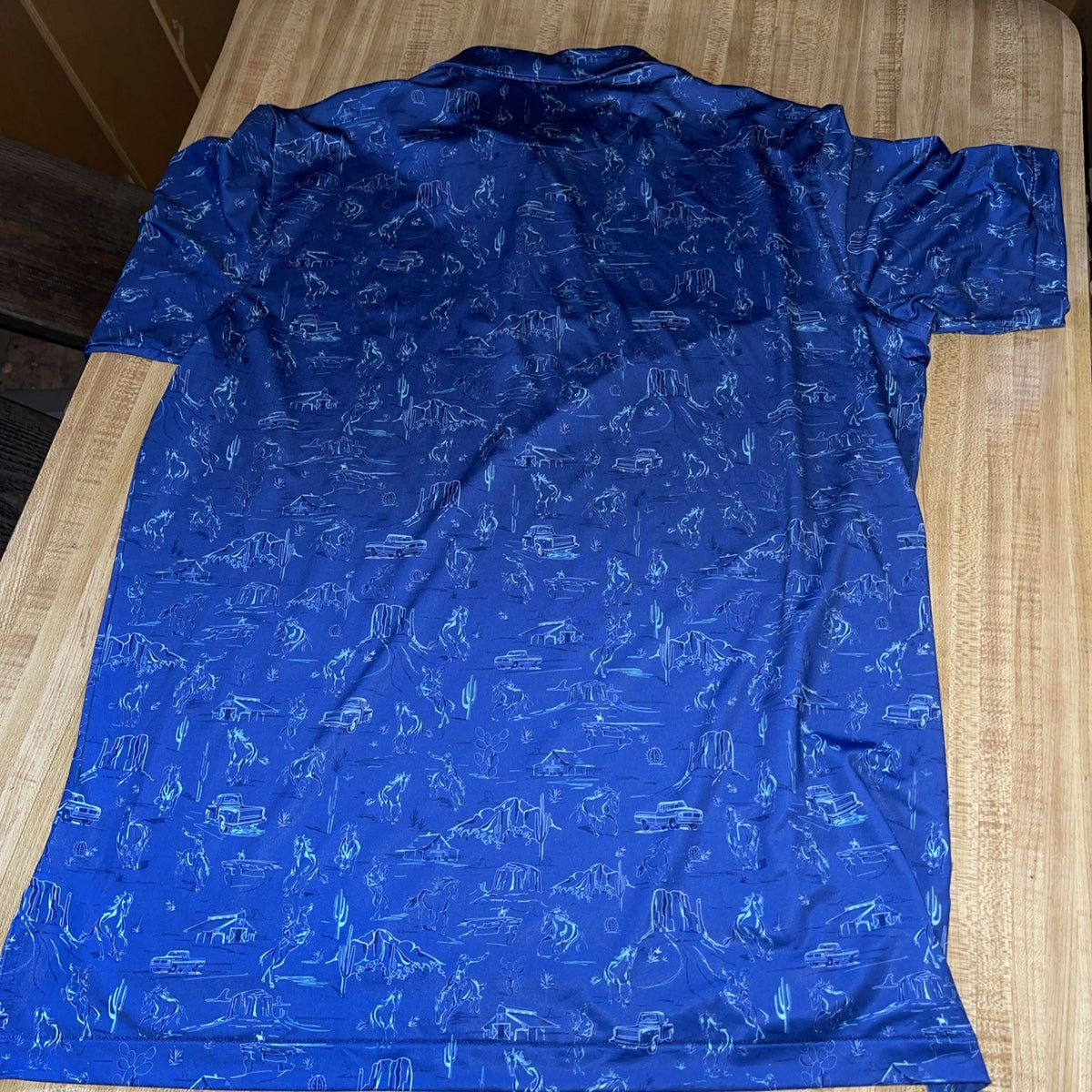 Peter Millar Summer Comfort Polo Large AOP