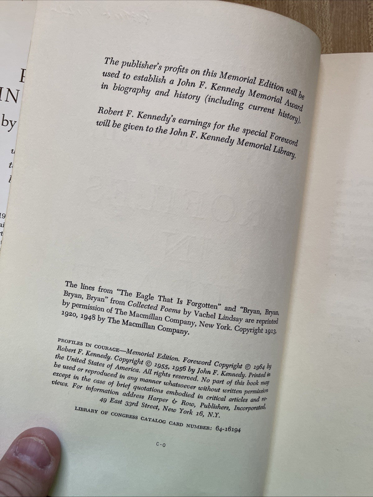 profiles in courage john f. kennedy