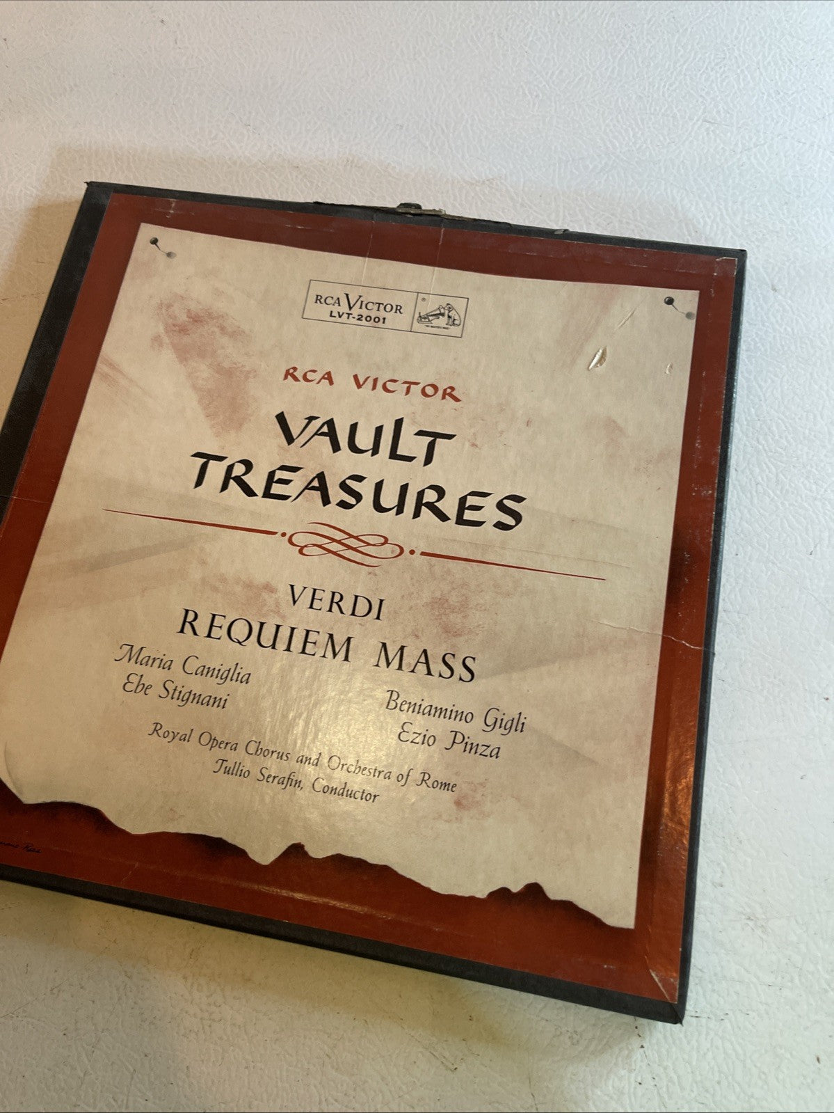 RCA Victor Vault Treasures Verdi Requiem Mass Vinyl