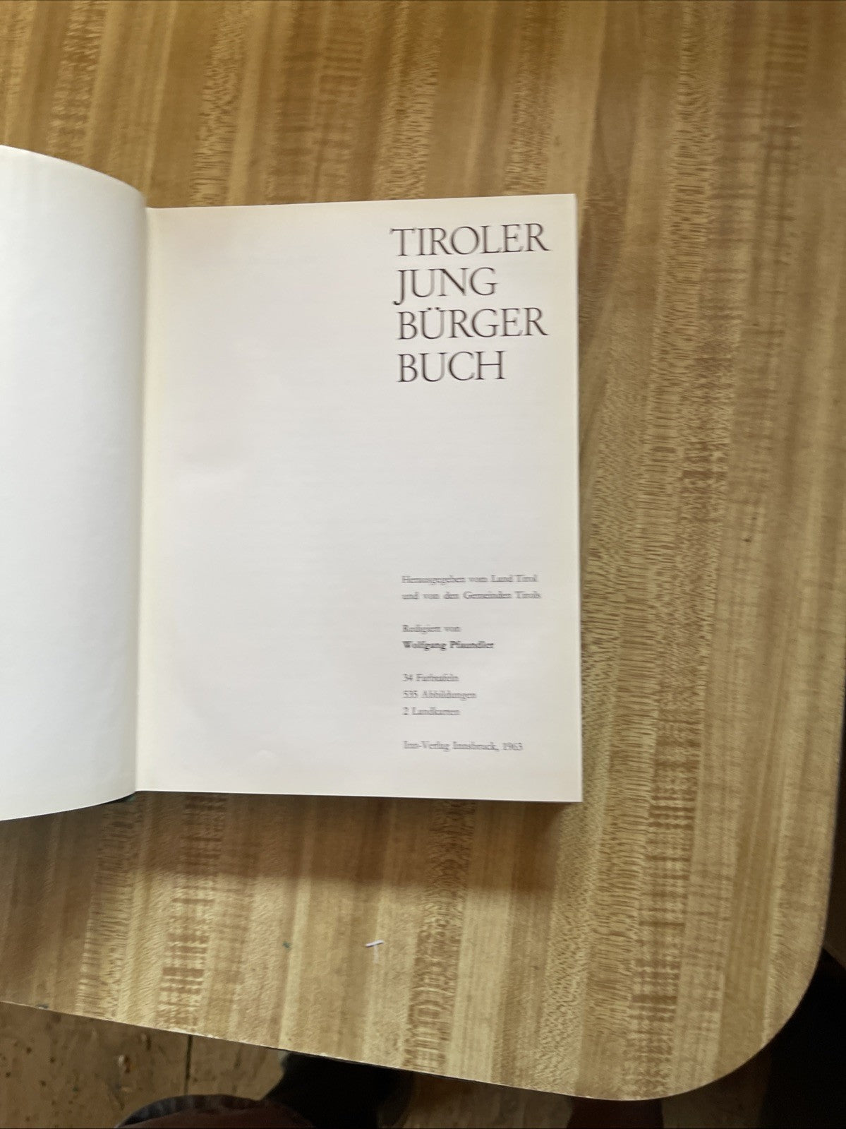 Tiroler Jung Burger Buch (Tyrolean Young Citzen's Book) 1963 (21820RK)
