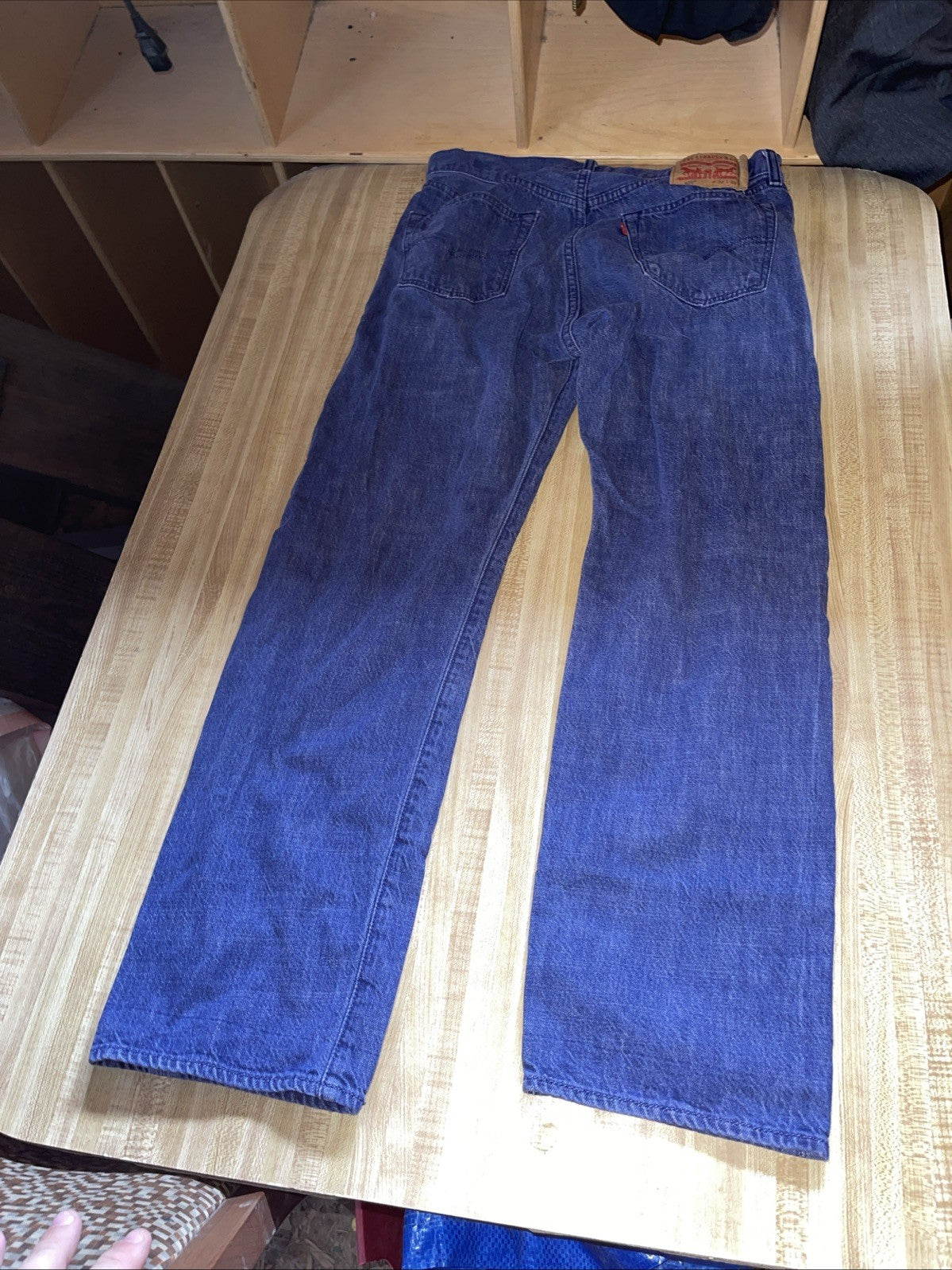 levis 501 white oak cone denim selvedge Tag Says 34/32 But They Measure 30/28