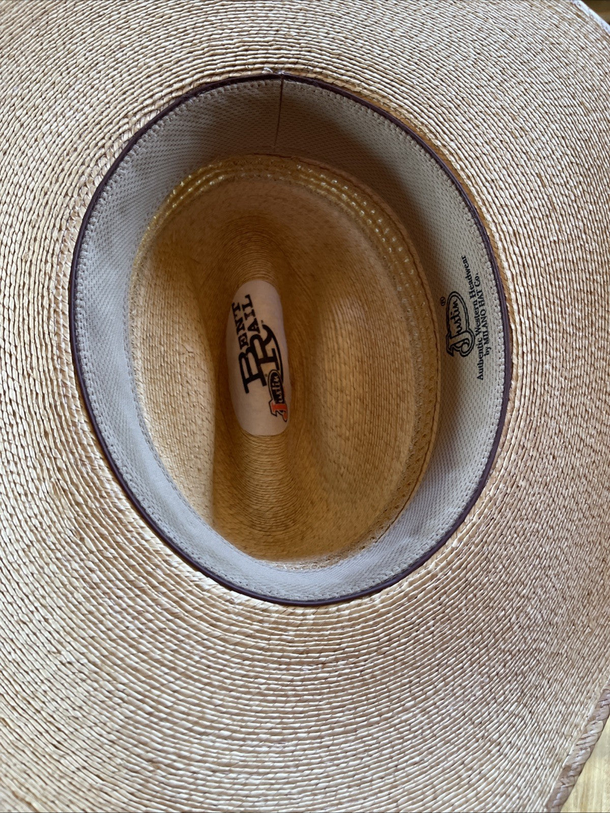 Justin Bent Rail Straw Hat