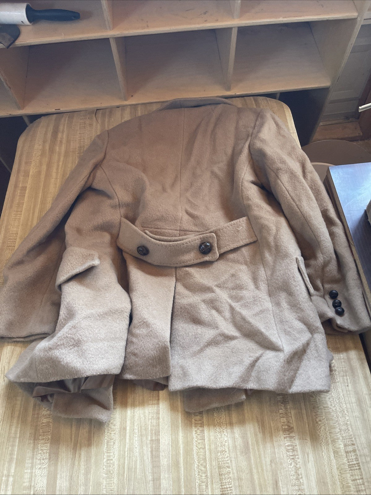 Vintage Warren Of Stafford Wool Overcoat Large