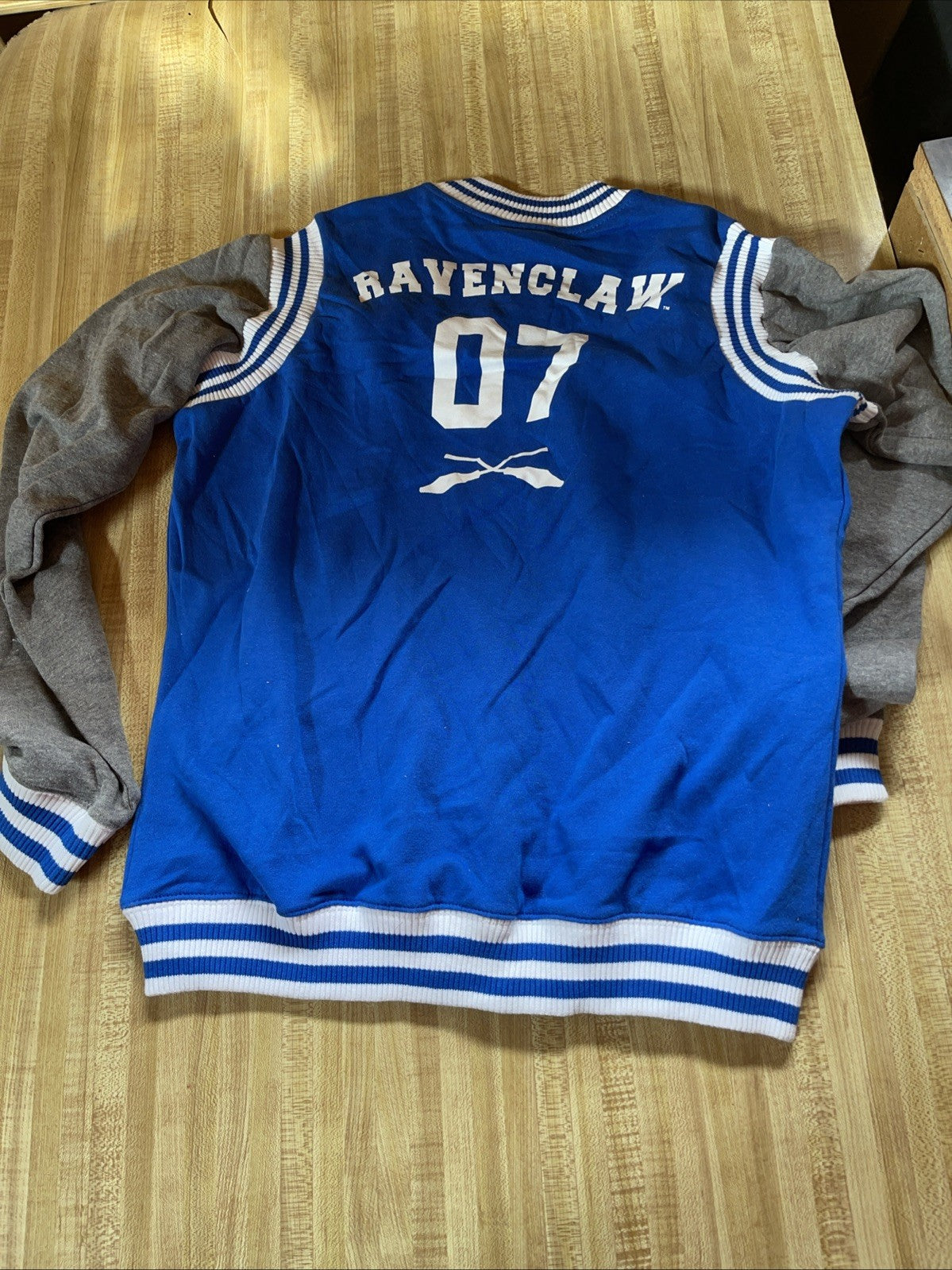 Harry Potter Varsity Jacket Style Sweater Large