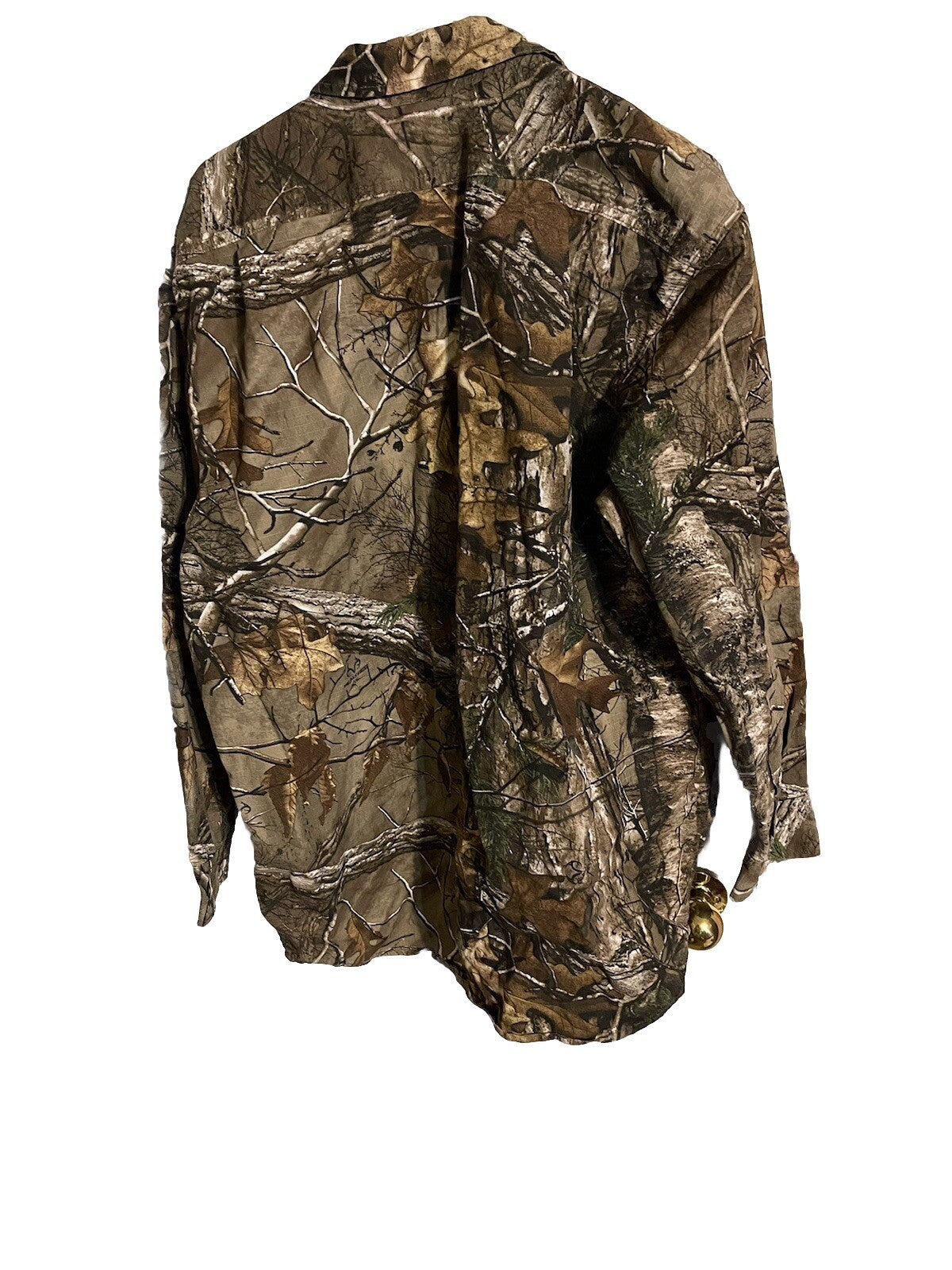 Redhead Woodland Camo Button Up Large