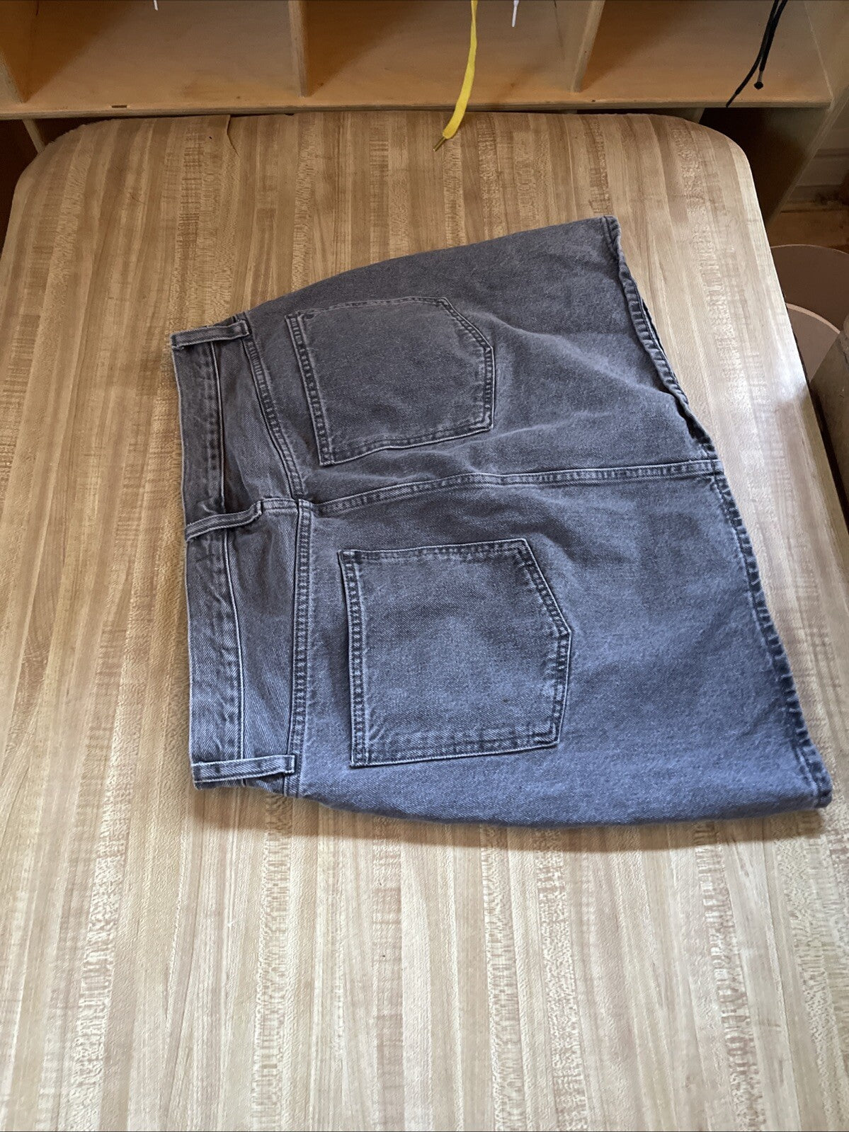 Madewell Rigid Denim A Line Skirt 30