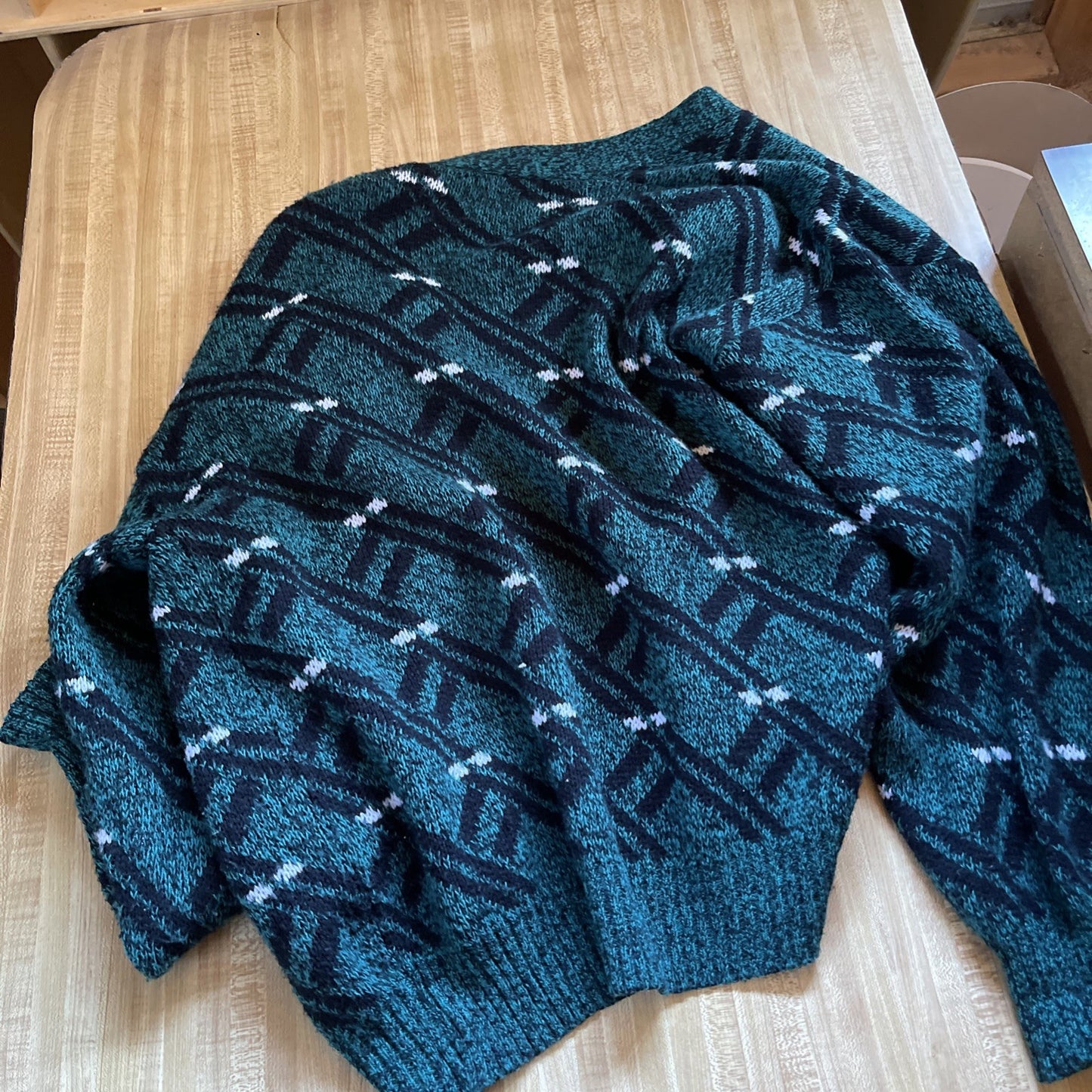 Vintage Sostanza Fashion Police Cardigan Large