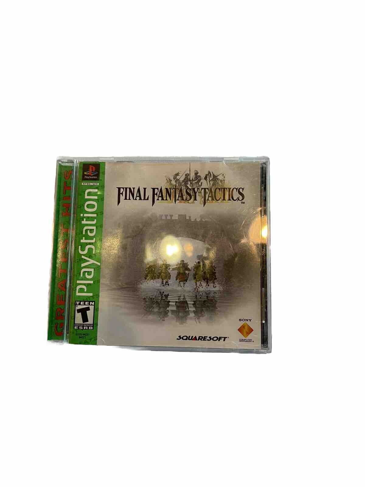 Final Fantasy Tactics PS1 (Sony PlayStation 1) Greatest Hits, Complete