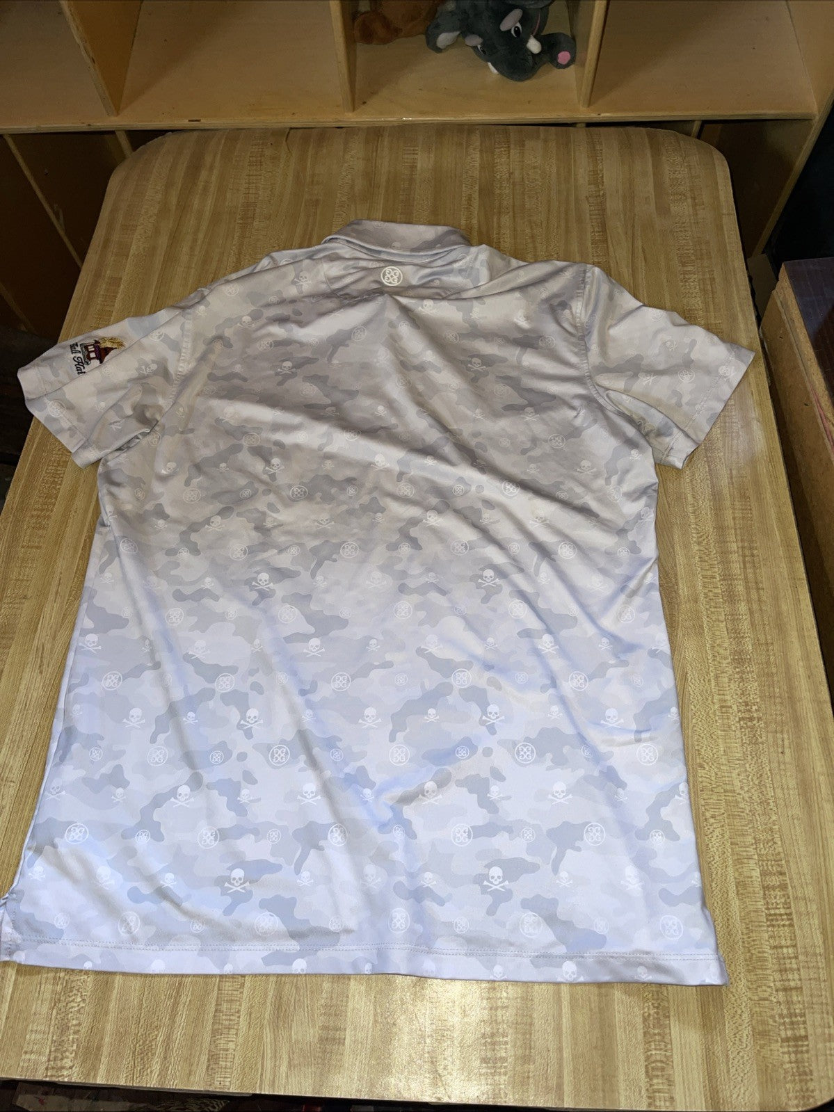 G/Fore Polo Large Skull And Camo AOP