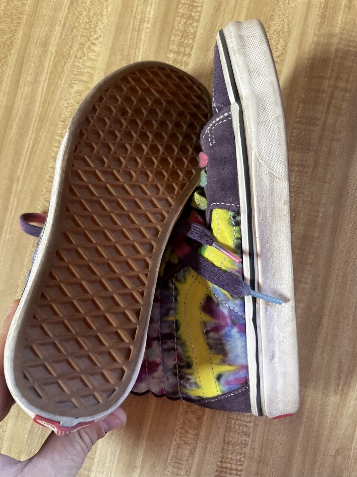 Vans Sk8 Hi Graffiti Tie Dye Size 7 Women’s