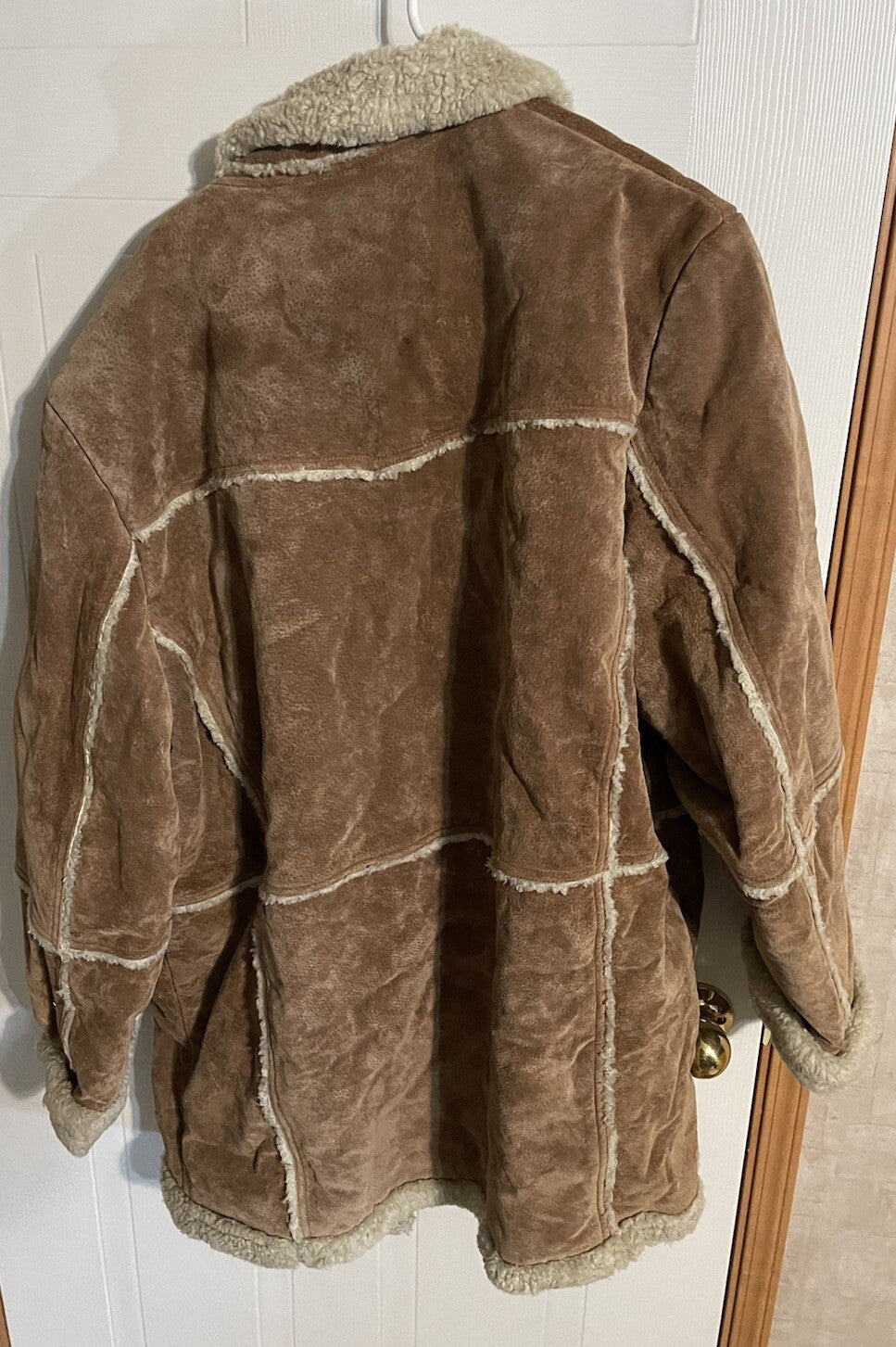 wilsons leather M Julian Sherpa Lined Suede Coat XXL