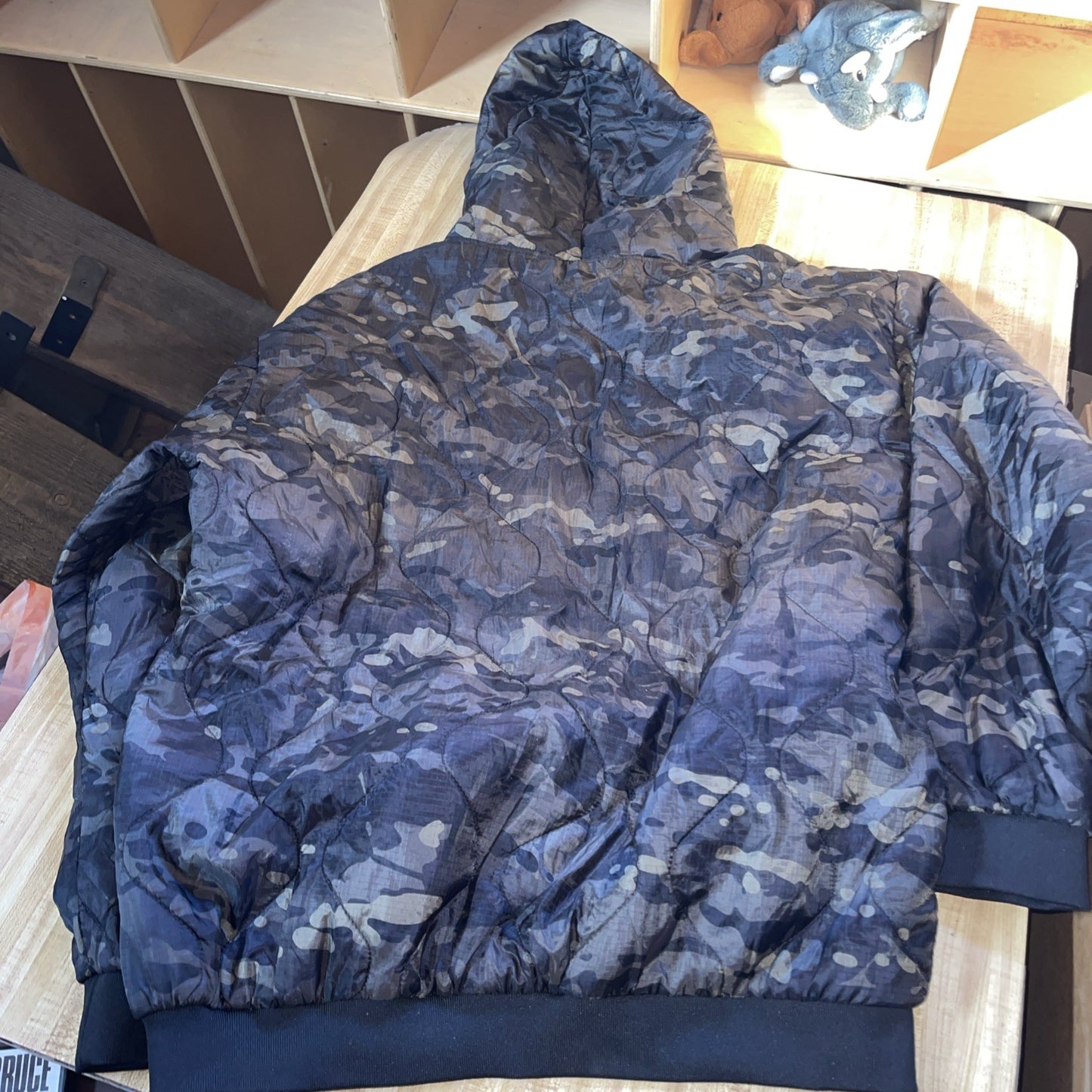 Swamp Fox Camo Puffer Hoodie XXL