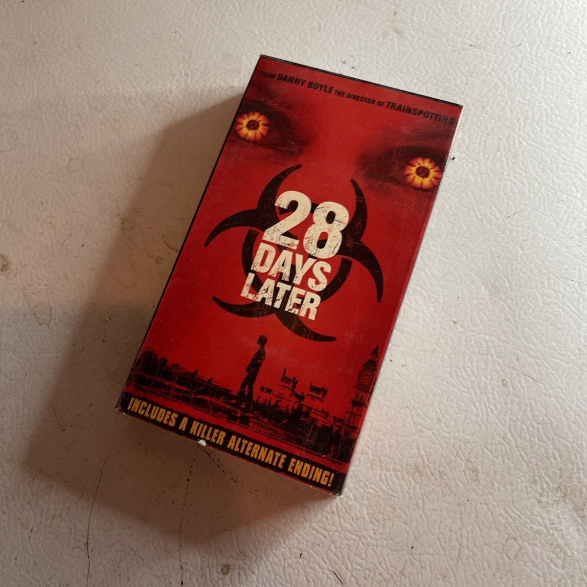 28 Days Later VHS Original Alternate Ending White Tape Rare Horror