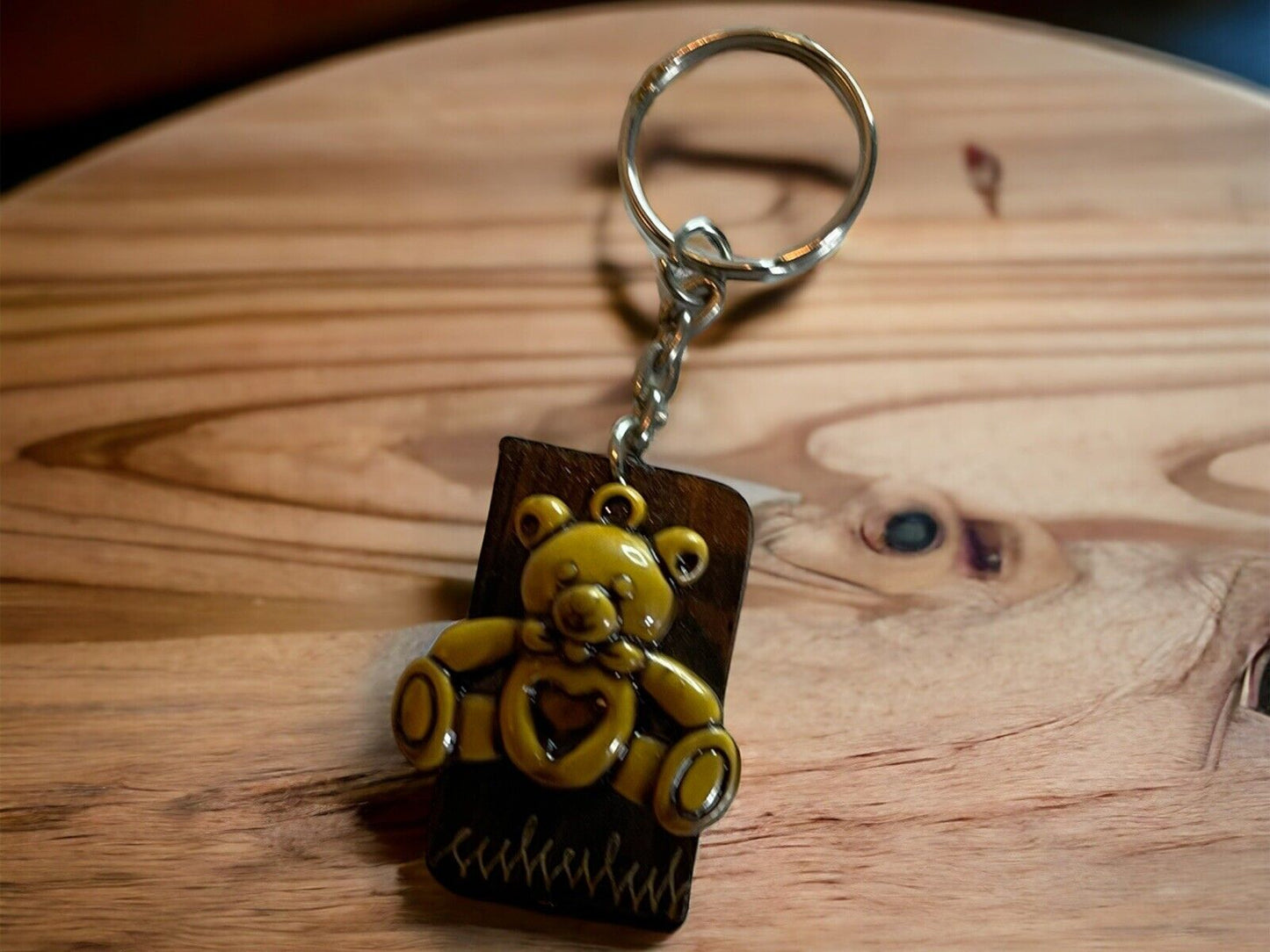 Tagaytay City Bear Keychain Homemade