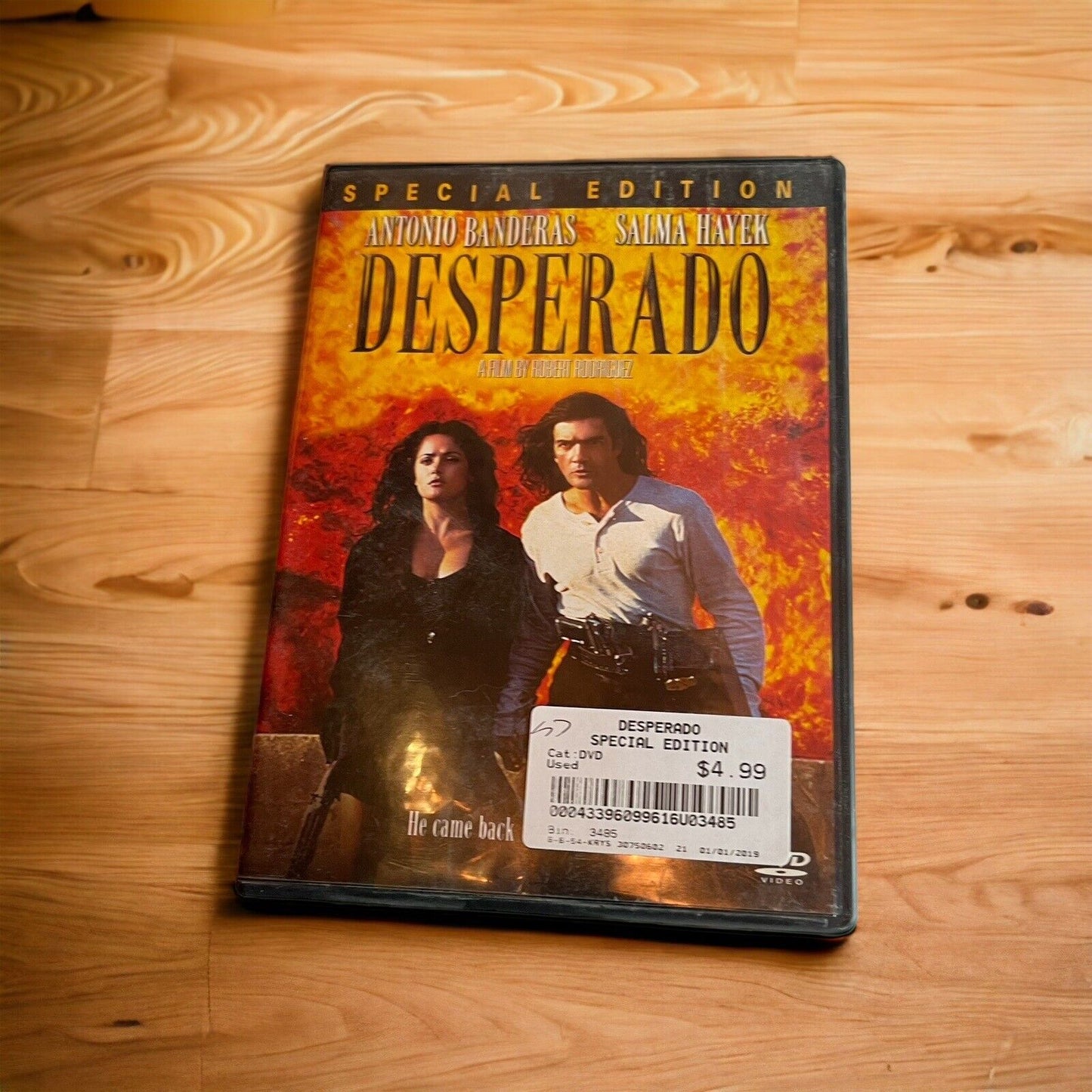 Desperado DVD Movie Special Edition Antonio Banderas Salma Hayek