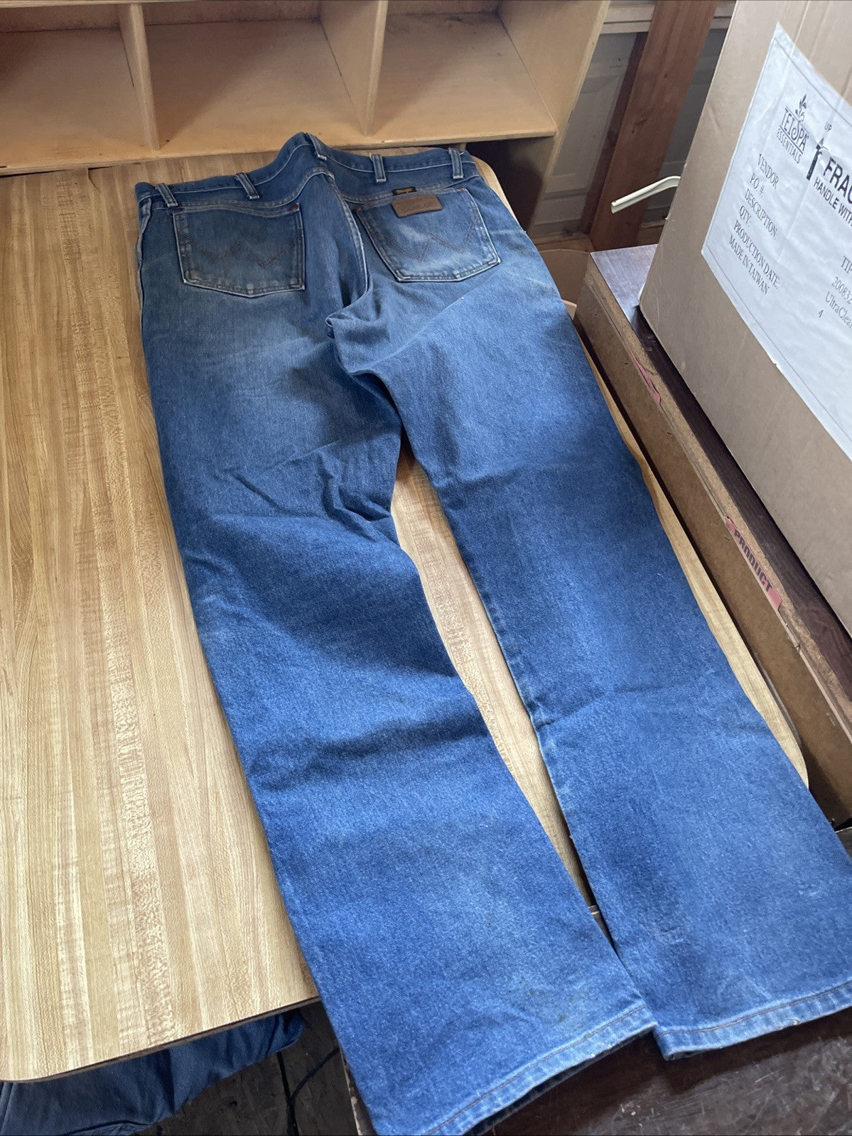 wrangler 13mwz jeans 38x34