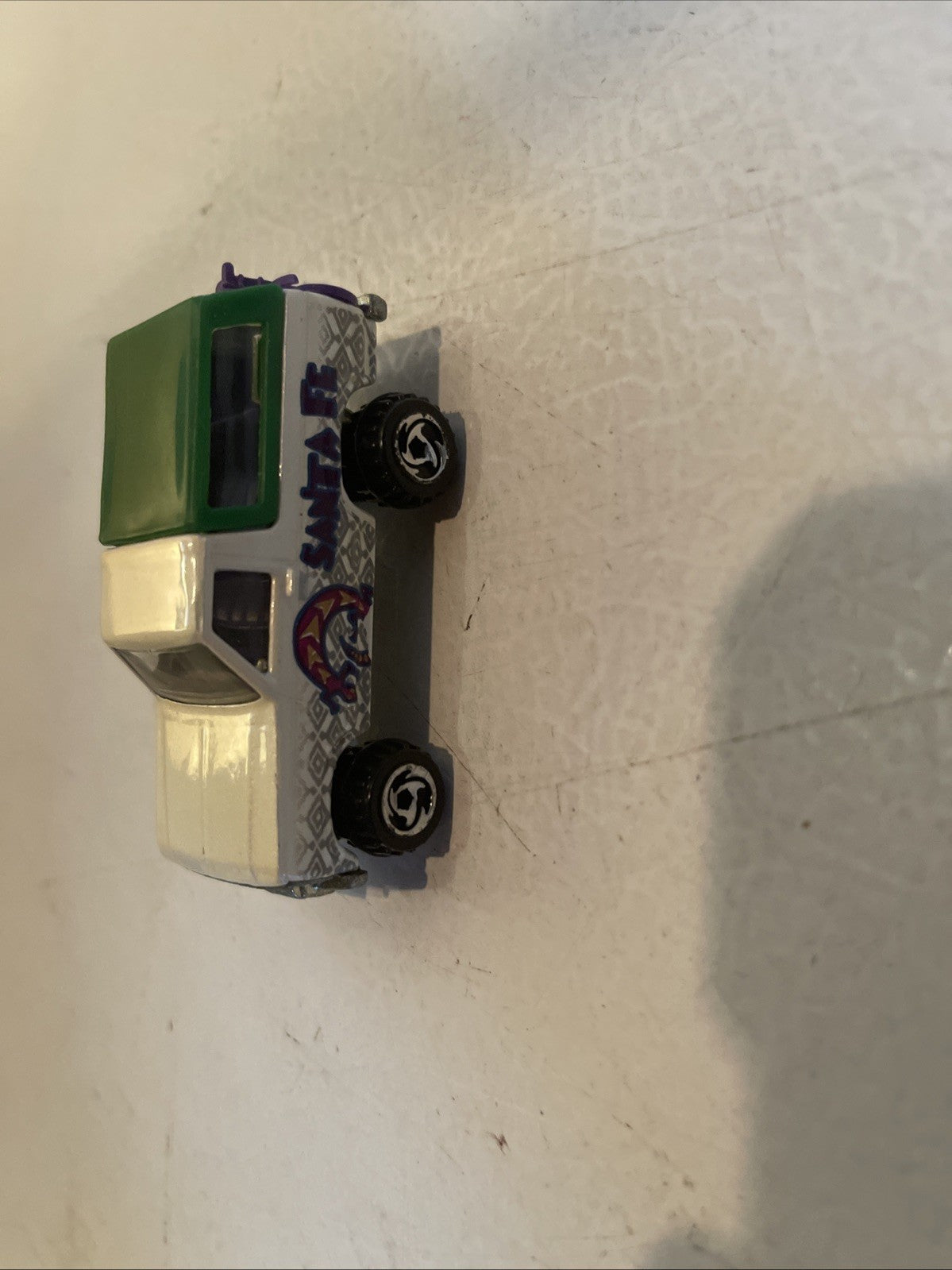 1980 HOT WHEELS FORD BRONCO SANTA FE 4X4 WHITE 1:64 DIECAST 3"