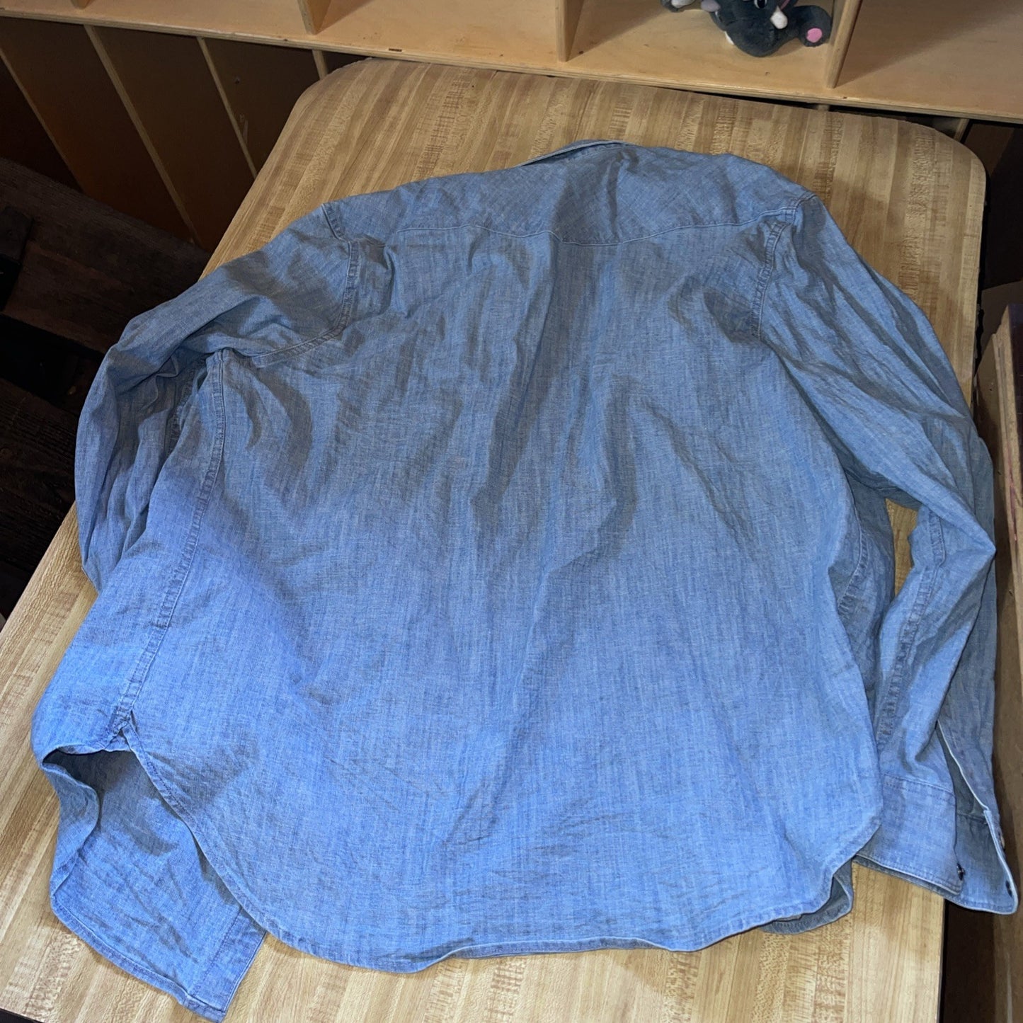 Vintage Lucky Brand Denim Pearl Snap XL