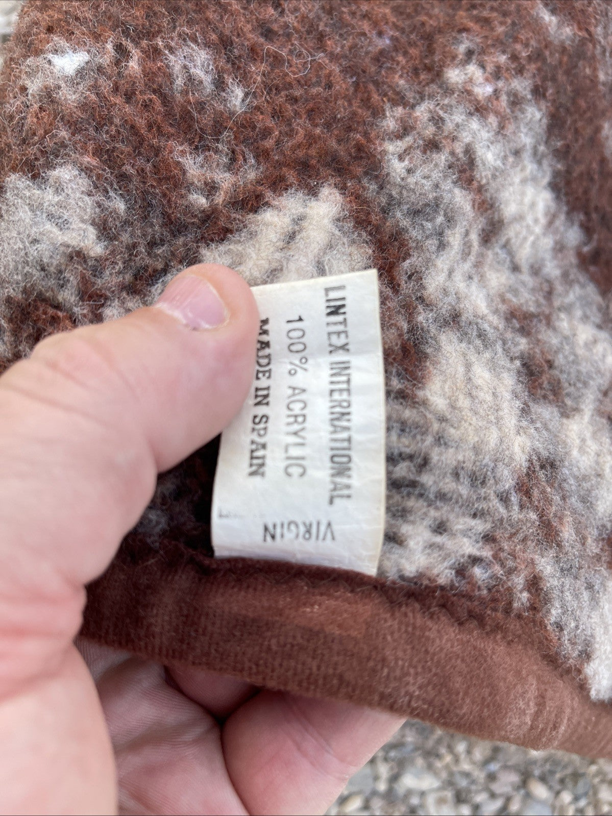 Vintage Lintex International Blanket Made In Spain