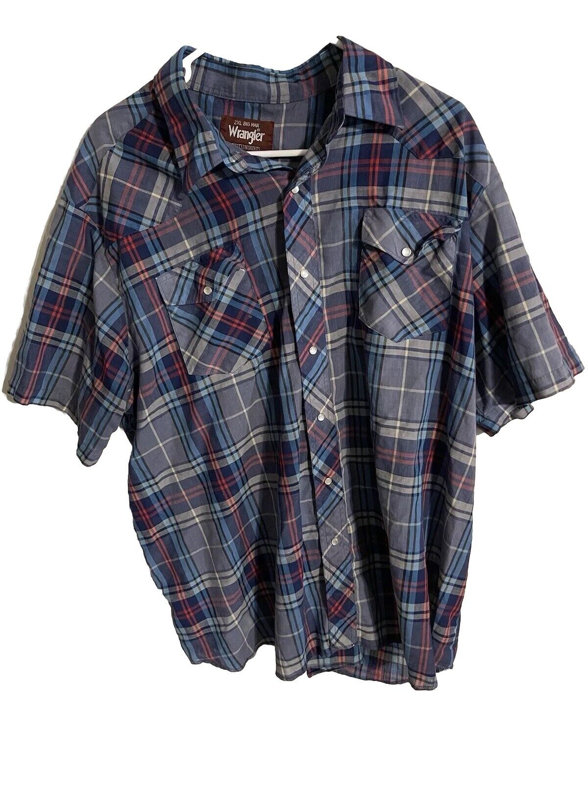 Wrangler Short Sleeve Pearl Snap 2XL Big Man