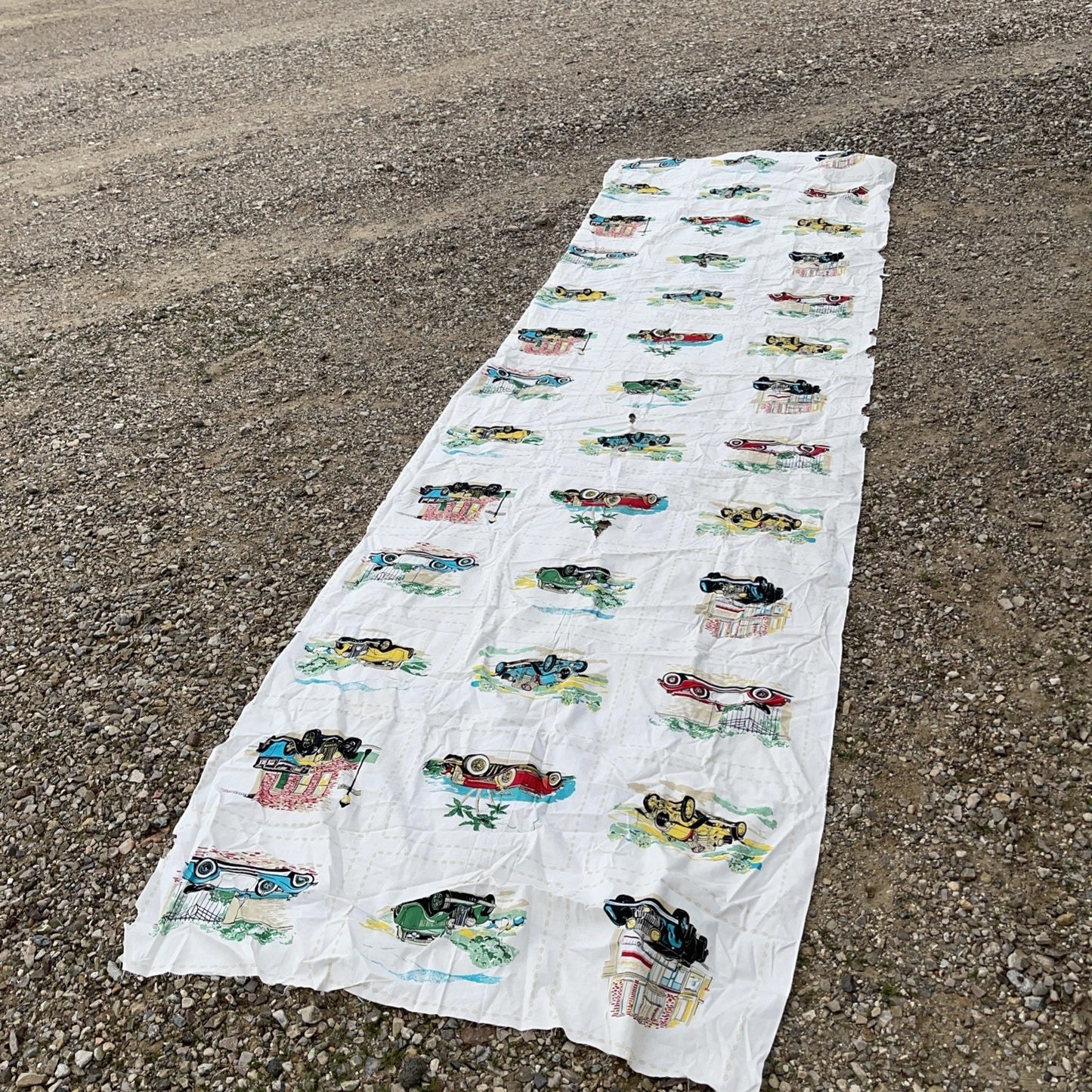 Vintage Car Fabric