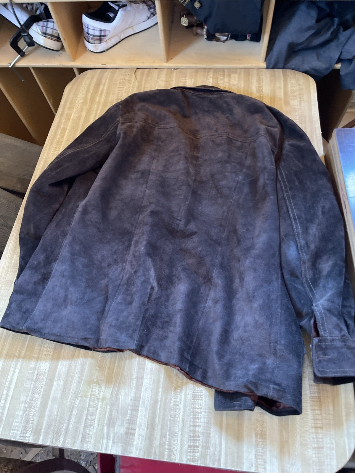 Vintage Suede Leather Jacket 46