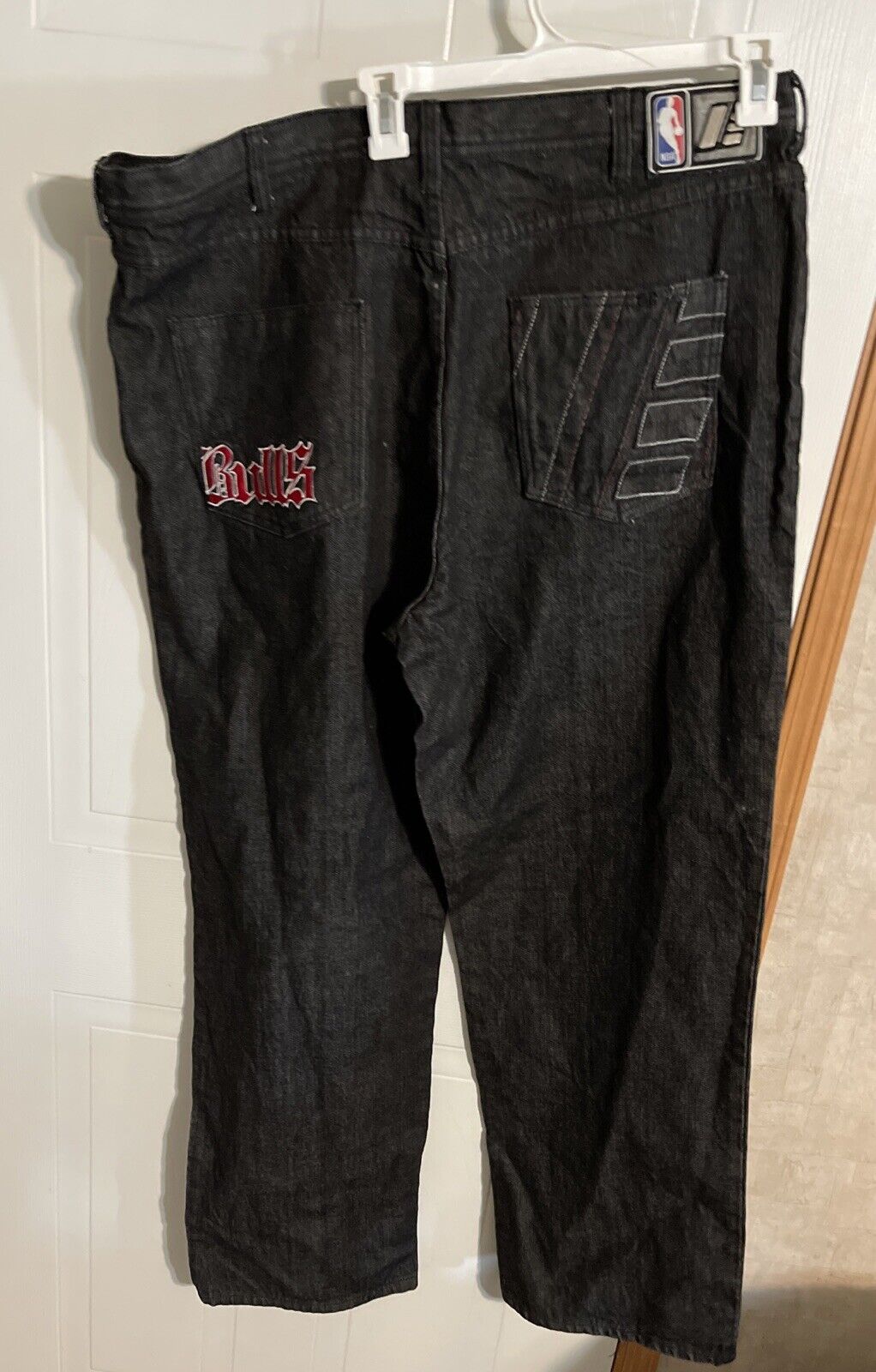 Rare Unk NBA Collaboration Jeans Vintage Streetwear Hiphop Skater Chicago Bulls