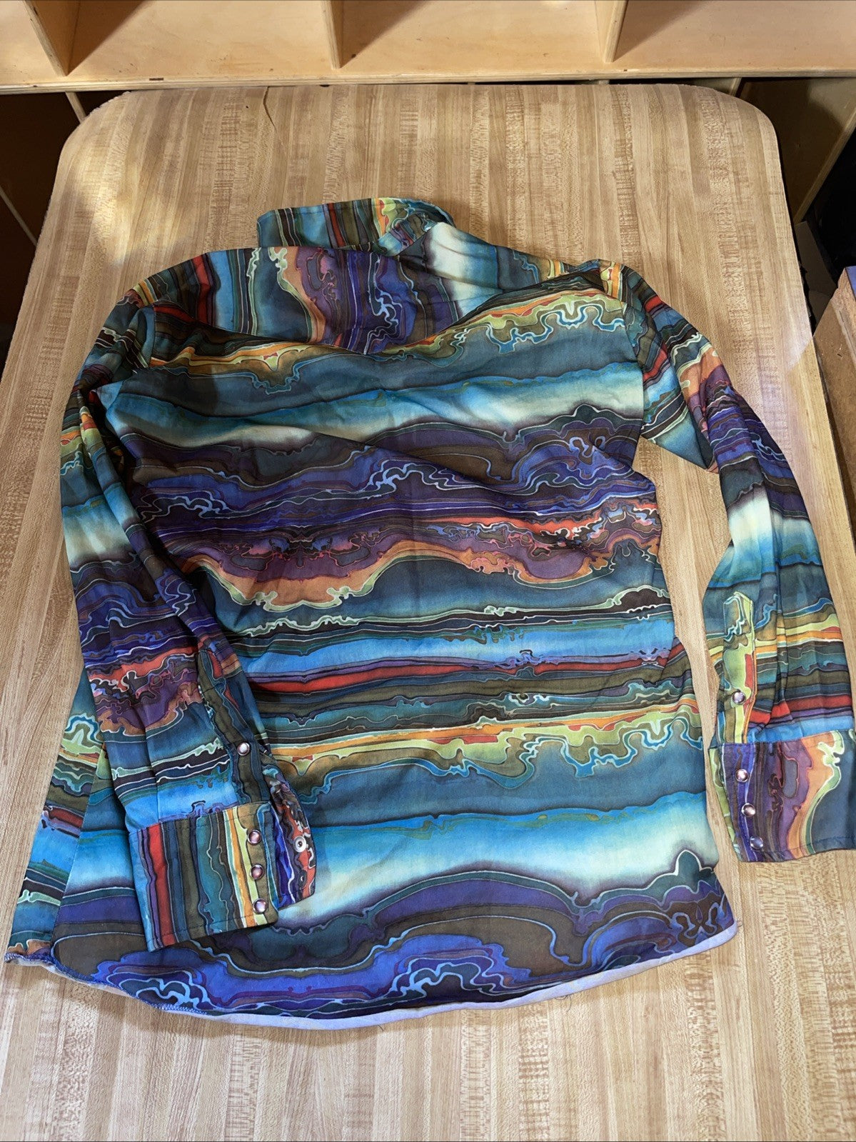 Vintage Pearl Snap Western Shirt 15.5