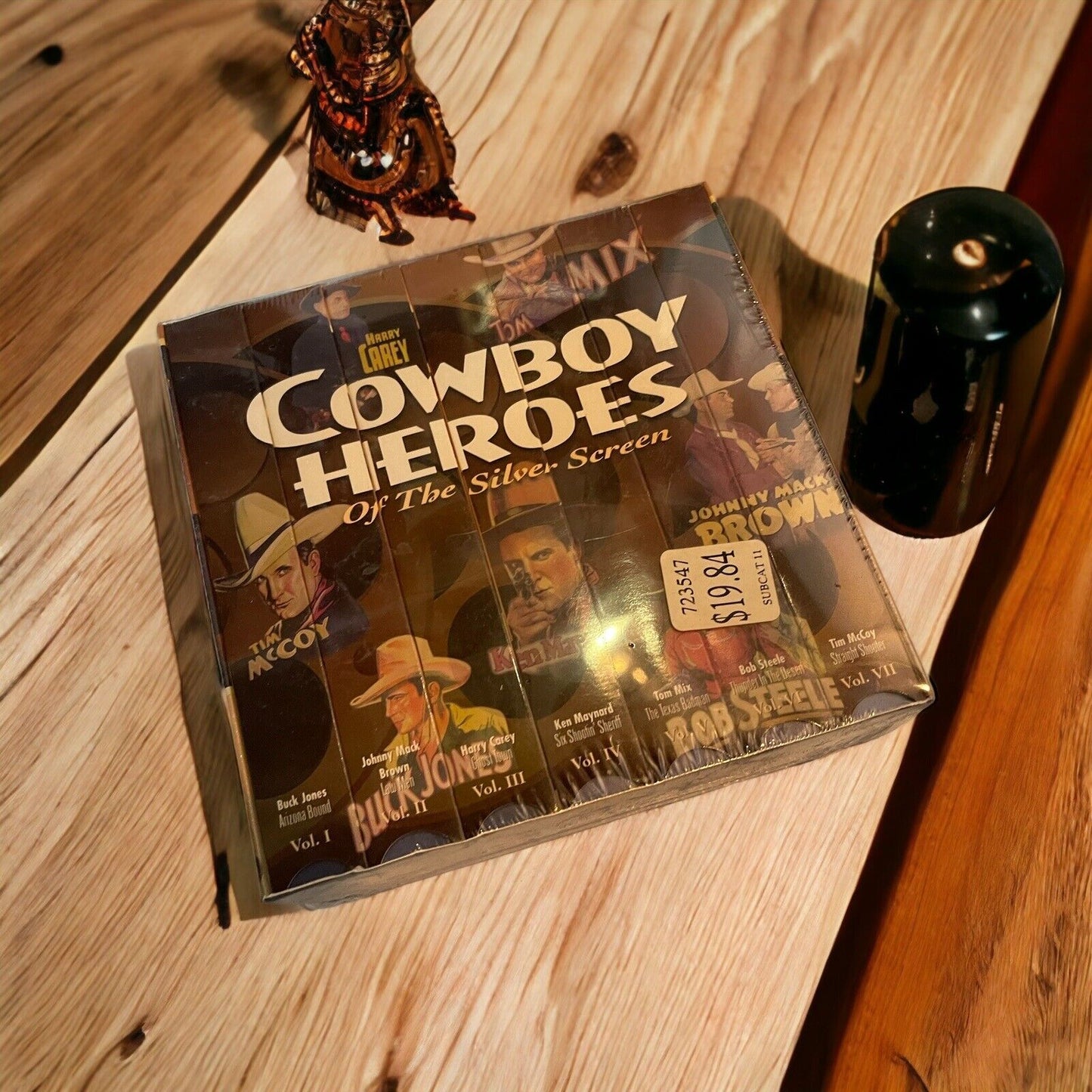 Cowboy Heroes Of The Silver Screen VHS Set Factory Sealed