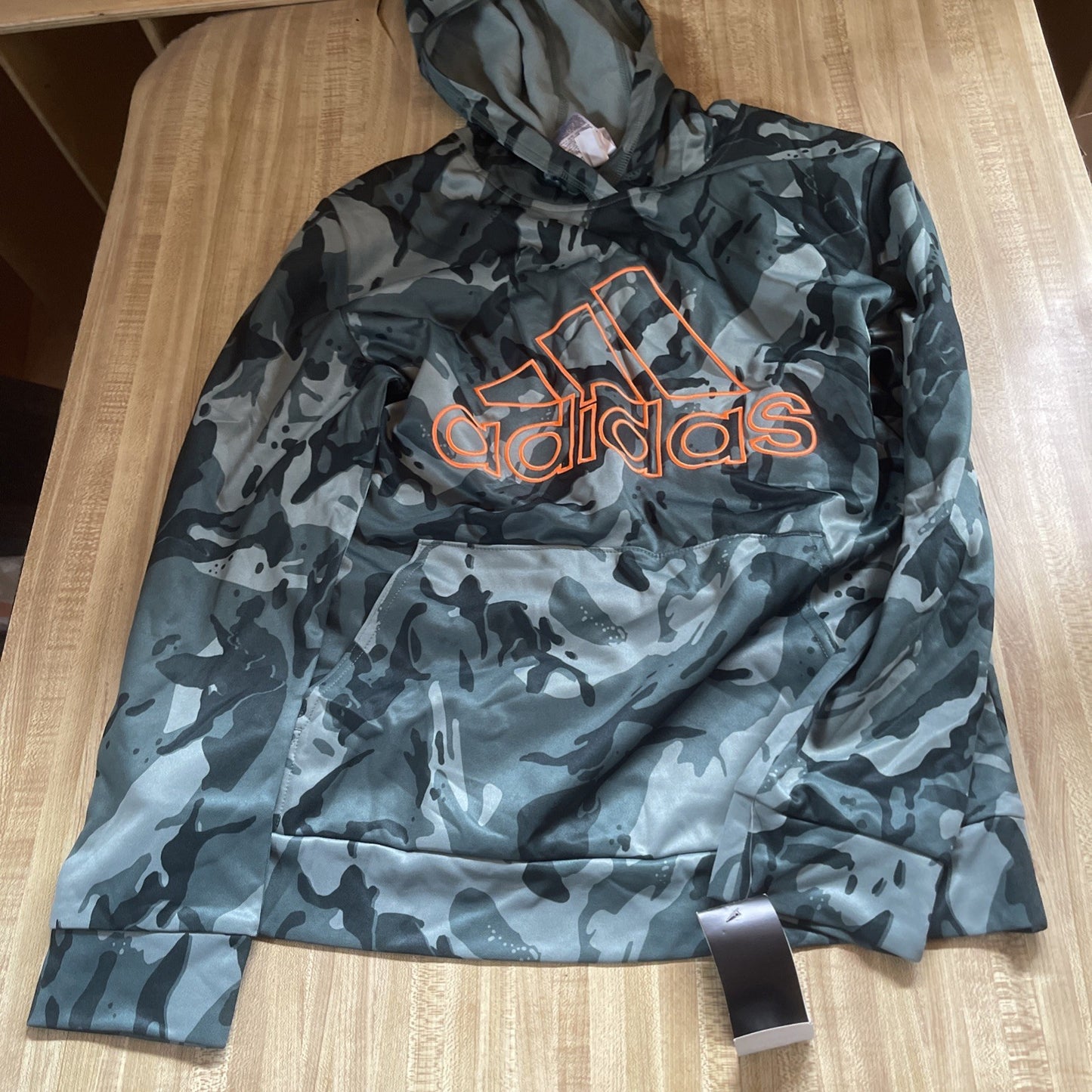 Adidas Boys Hoodie XL NWT Camo