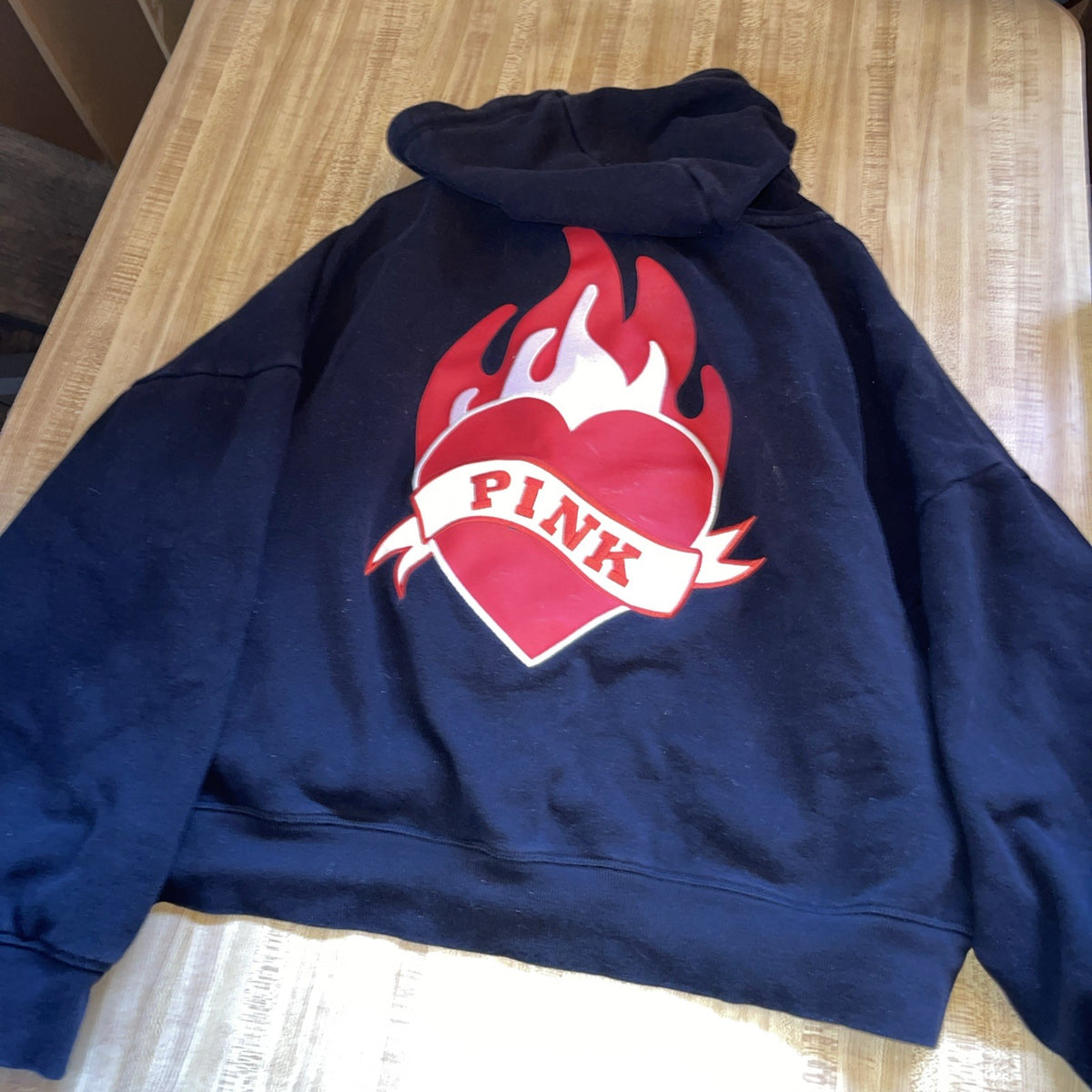 Victoria’s Secret Pink That’s Fire Full Zip Hoodie XL
