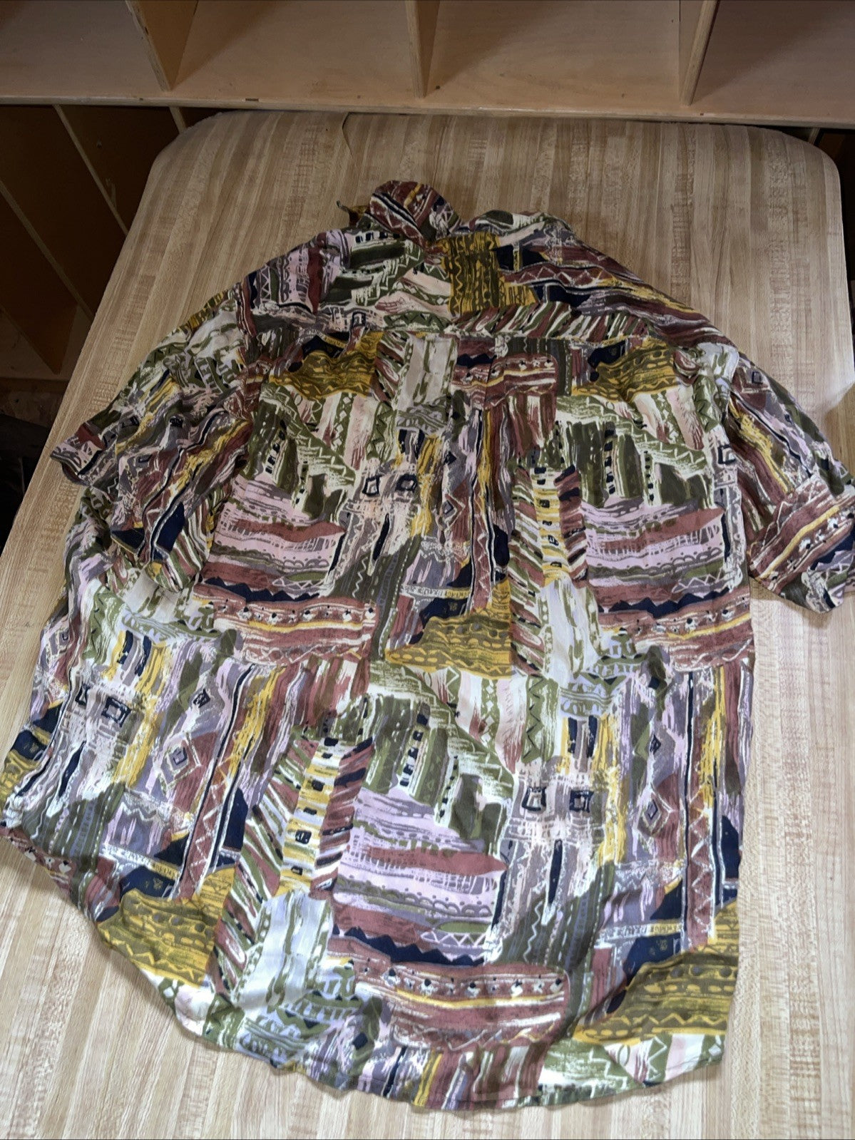 Vintage Rayon Shirt Large