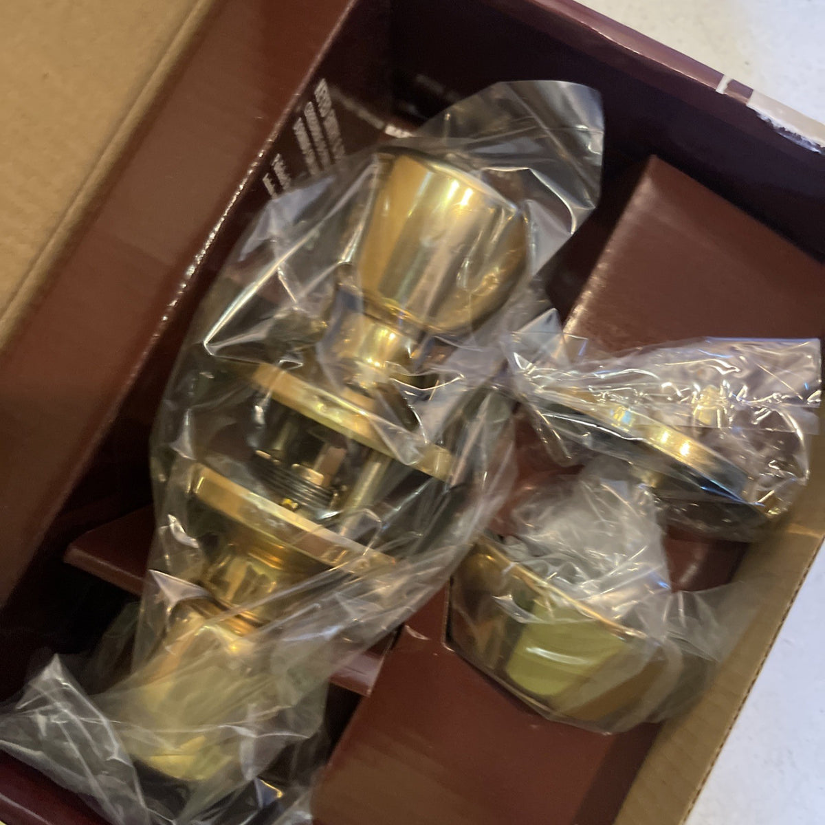Mountain Security - Entry Knob & Deadbolt - Combo Pack - Polished Brass 3136-105