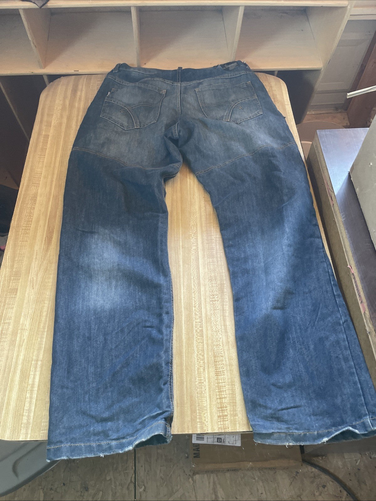 Run With The Bulls Speed And Strength Kevlar Lined Double Knee Jeans 36/32