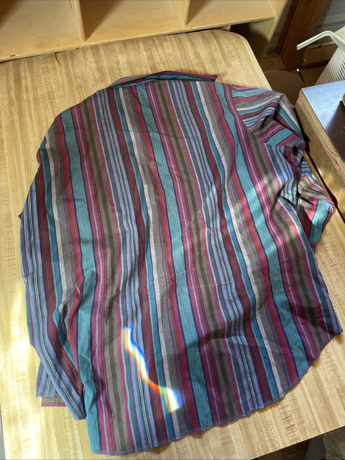 Vintage Wrangler X Long Tails Pearl Snap 17.5