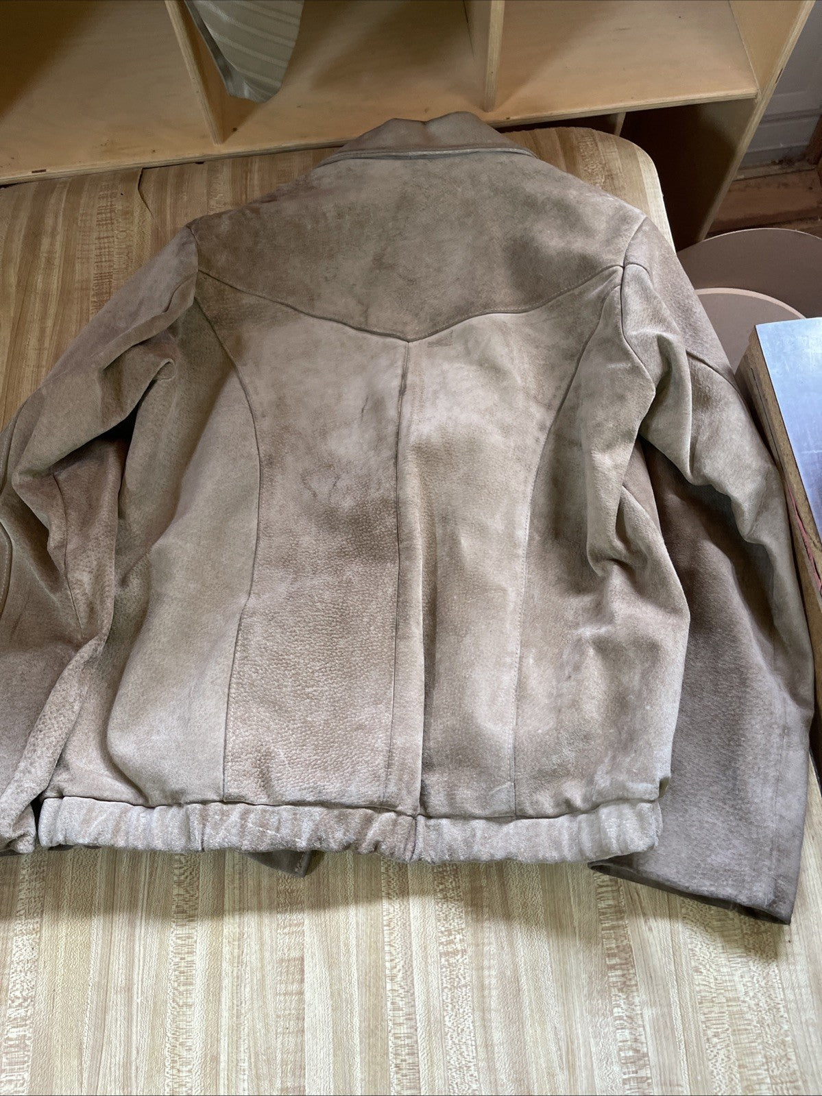 Vintage Altman Of Dallas Suede Bomber Jacket Large