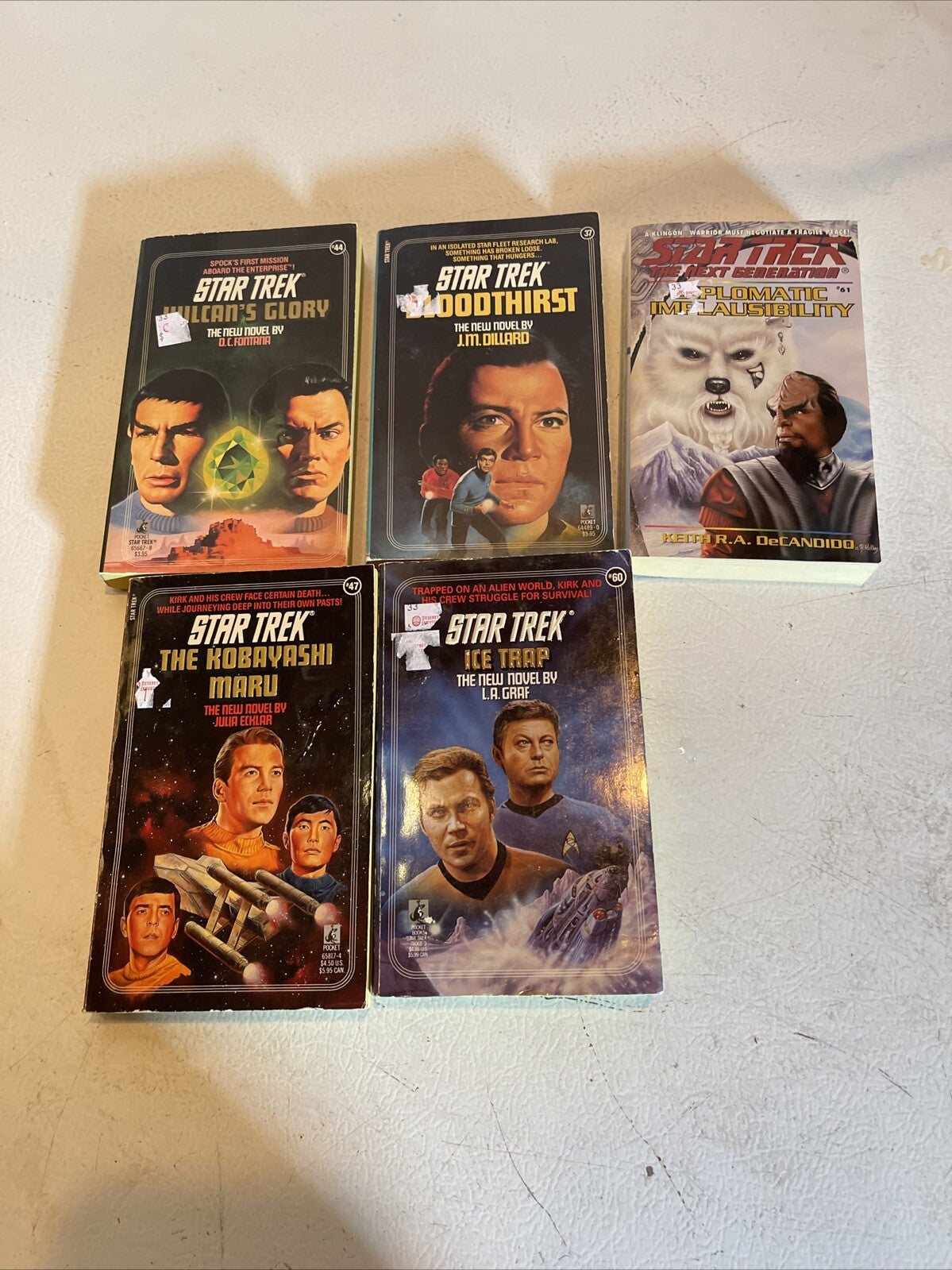 Massive Star Trek Book Lot