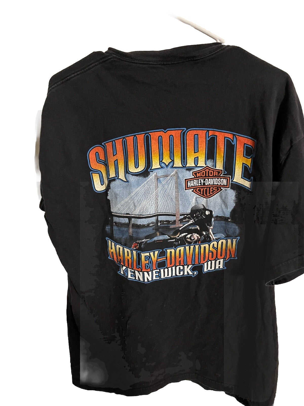 Harley Davidson T Shirt Clown Flames XL