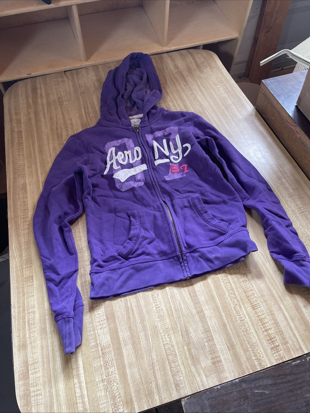 Aeropostale Women’s Hoodie Small Full Zip