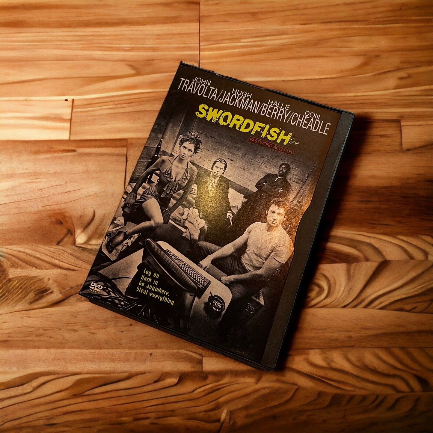 Swordfish DVD John Travolta Hugh Jackman Snap Case