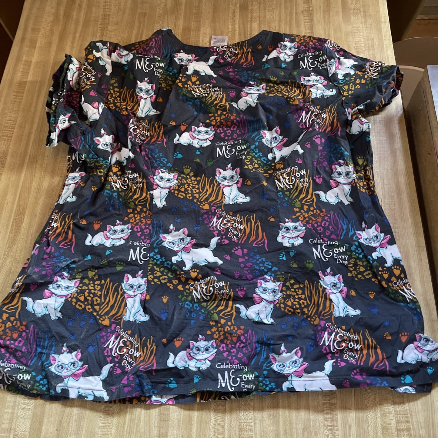 Disney Scrubs Top 2XL