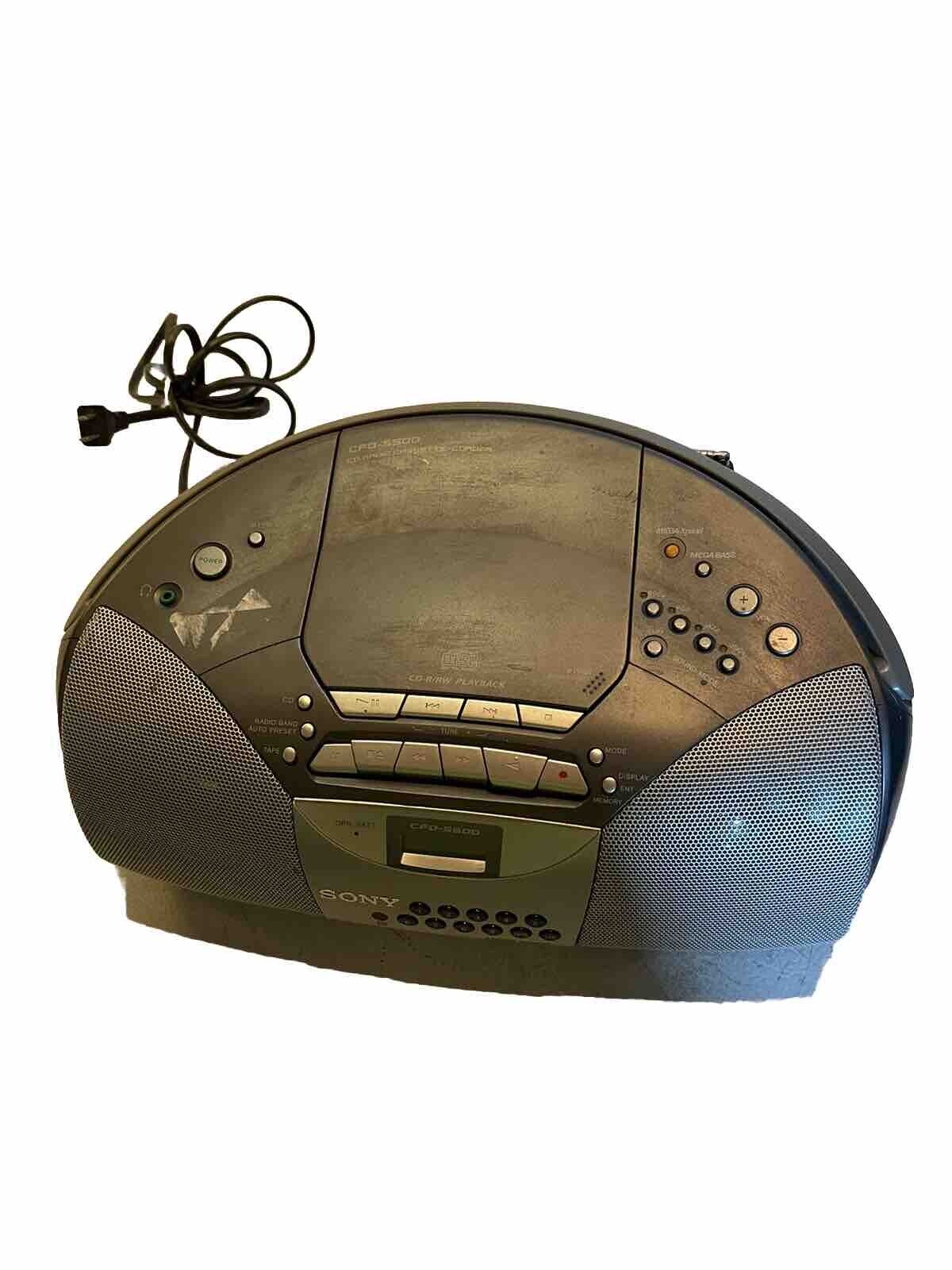 Sony CFD-S500 CD/Radio/Cassette Boombox