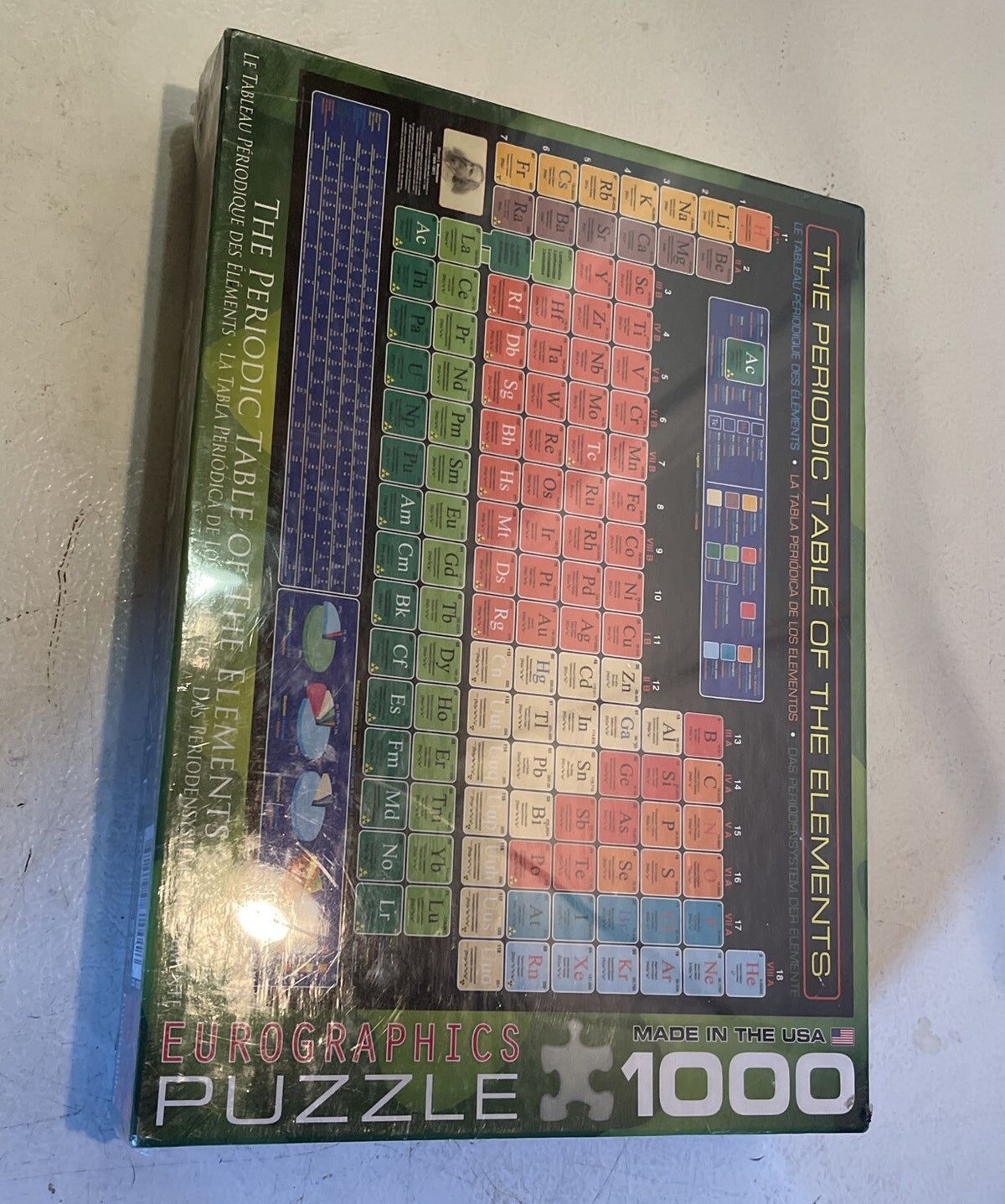 PERIODIC TABLE OF THE ELEMENTS Jigsaw Puzzle by Eurographics 1000 Pieces SEALED